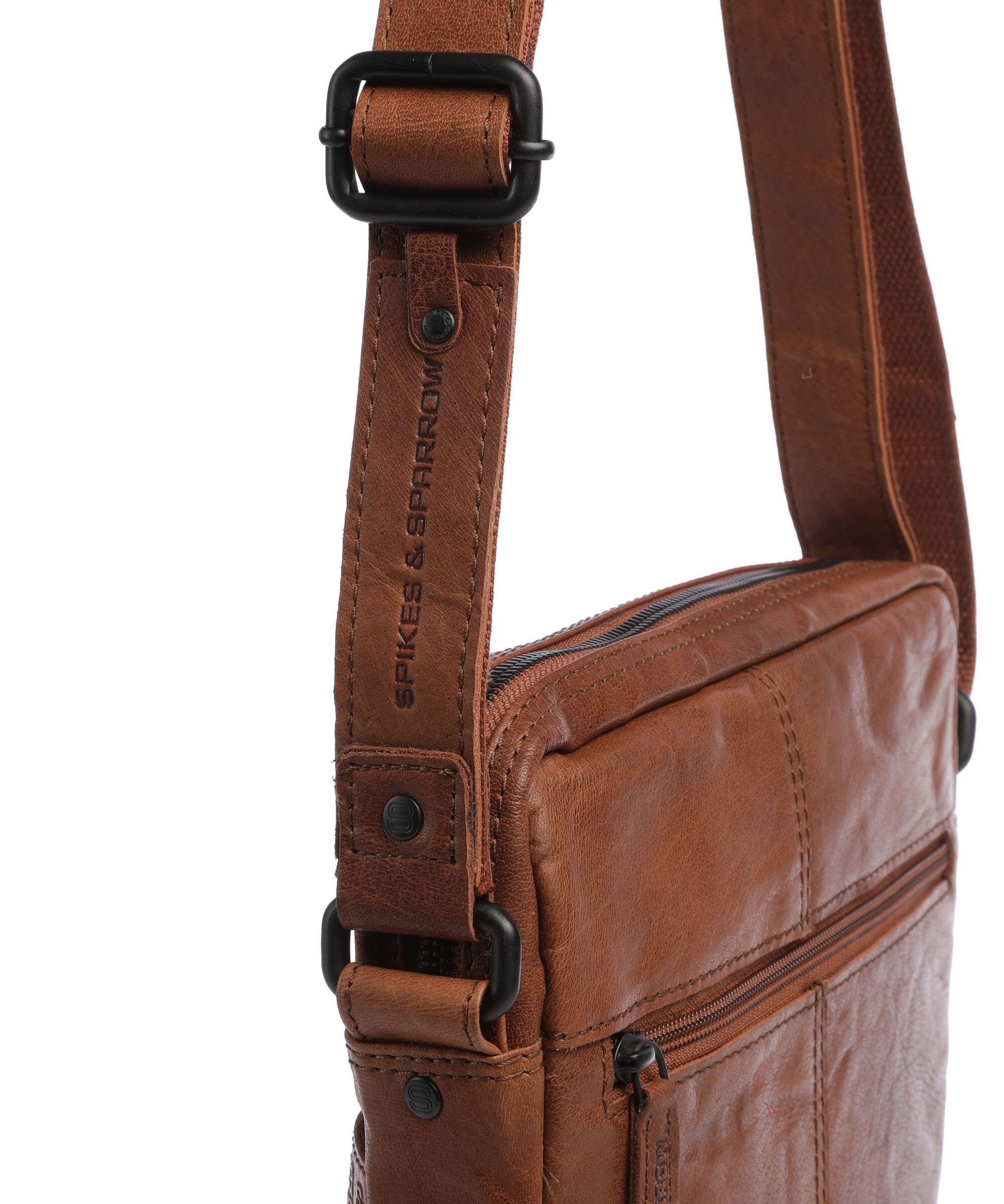 Spikes & Sparrow Bronco Jayed Crossbody tas brandy - Image 4