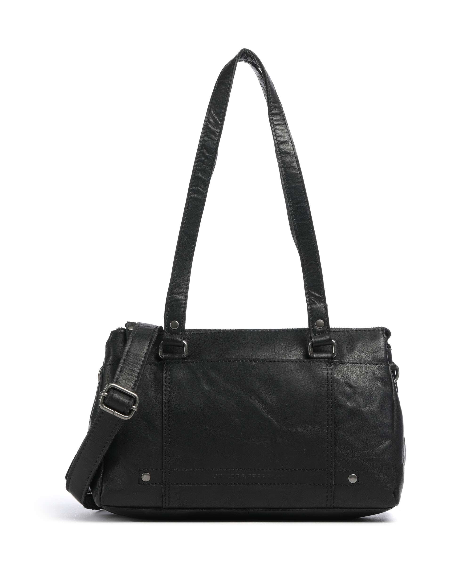 Spikes & Sparrow Bronco Jeannine Schoudertas black