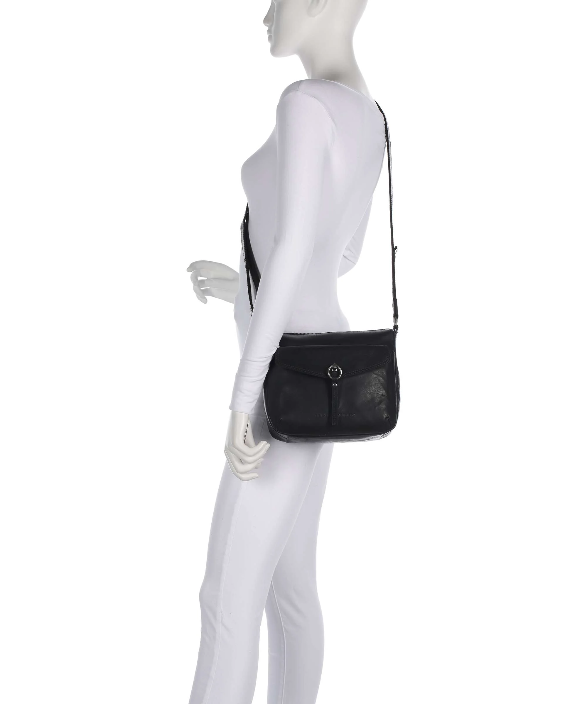Spikes & Sparrow Bronco Jinthe Crossbody tas black - Image 3