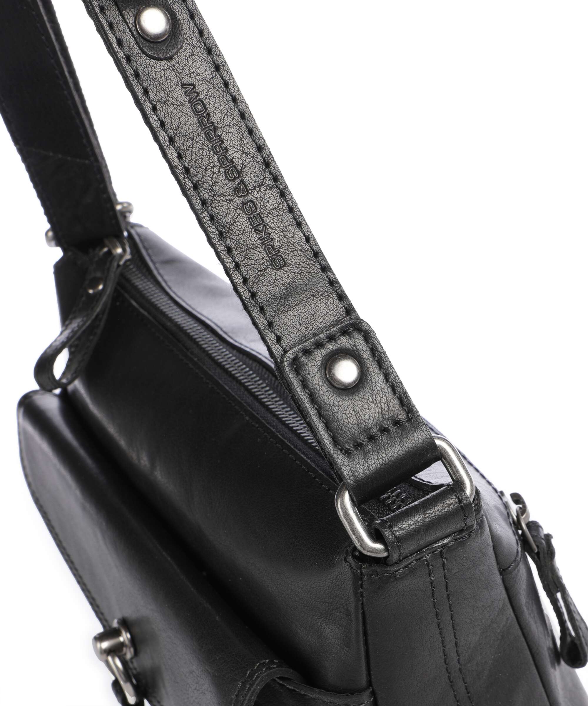 Spikes & Sparrow Bronco Jinthe Crossbody tas black - Image 4