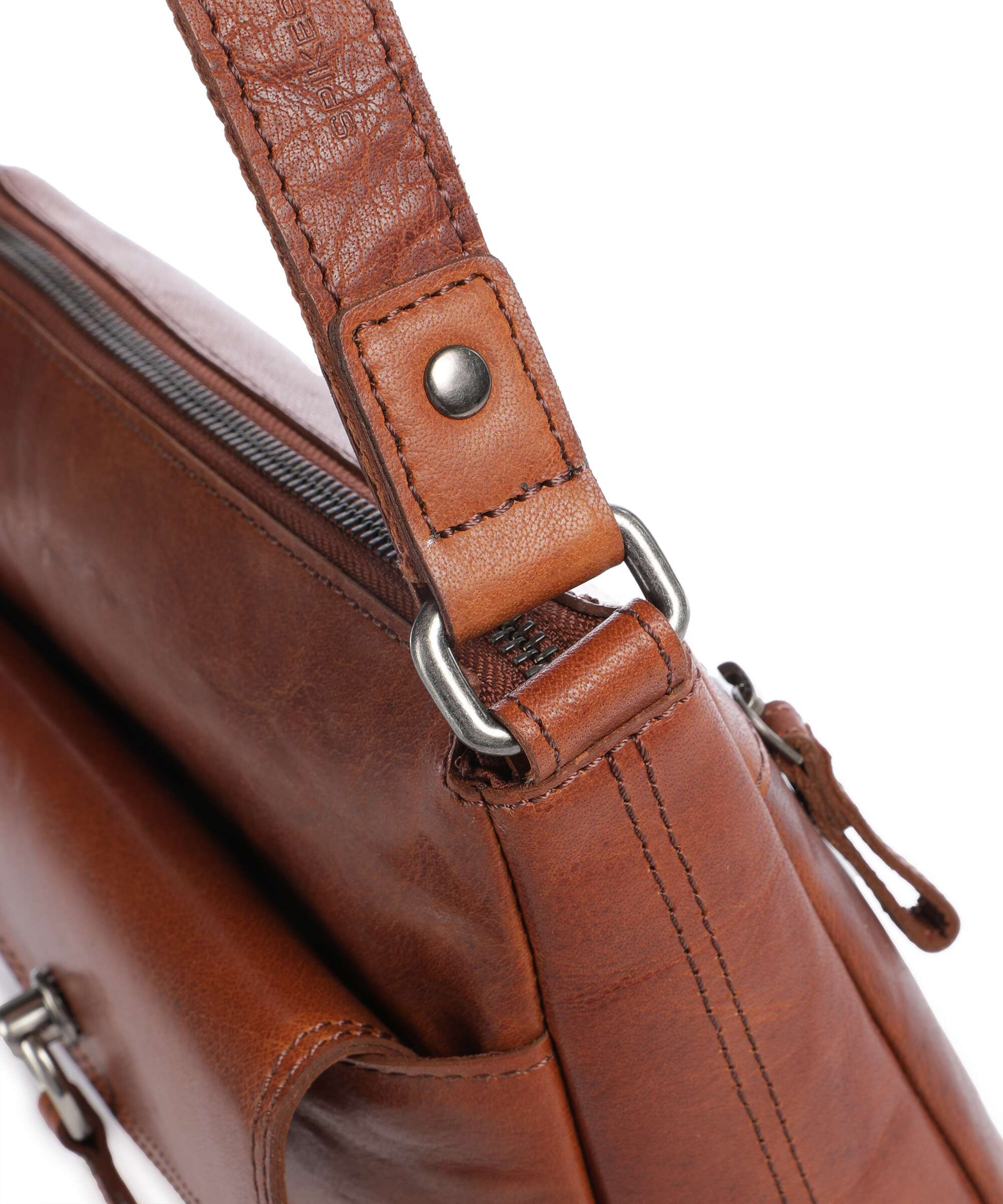 Spikes & Sparrow Bronco Jinthe Crossbody tas brandy - Image 4