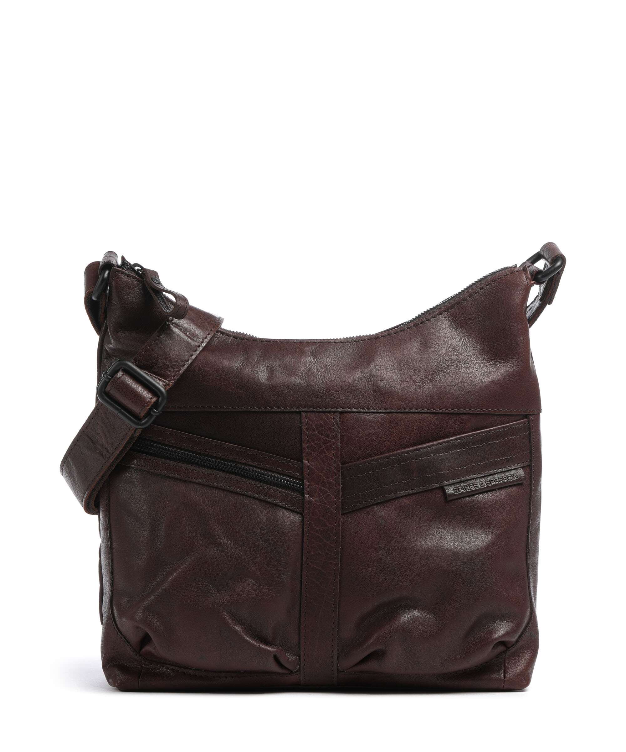 Spikes & Sparrow Bronco Morgane Crossbody tas dark brown