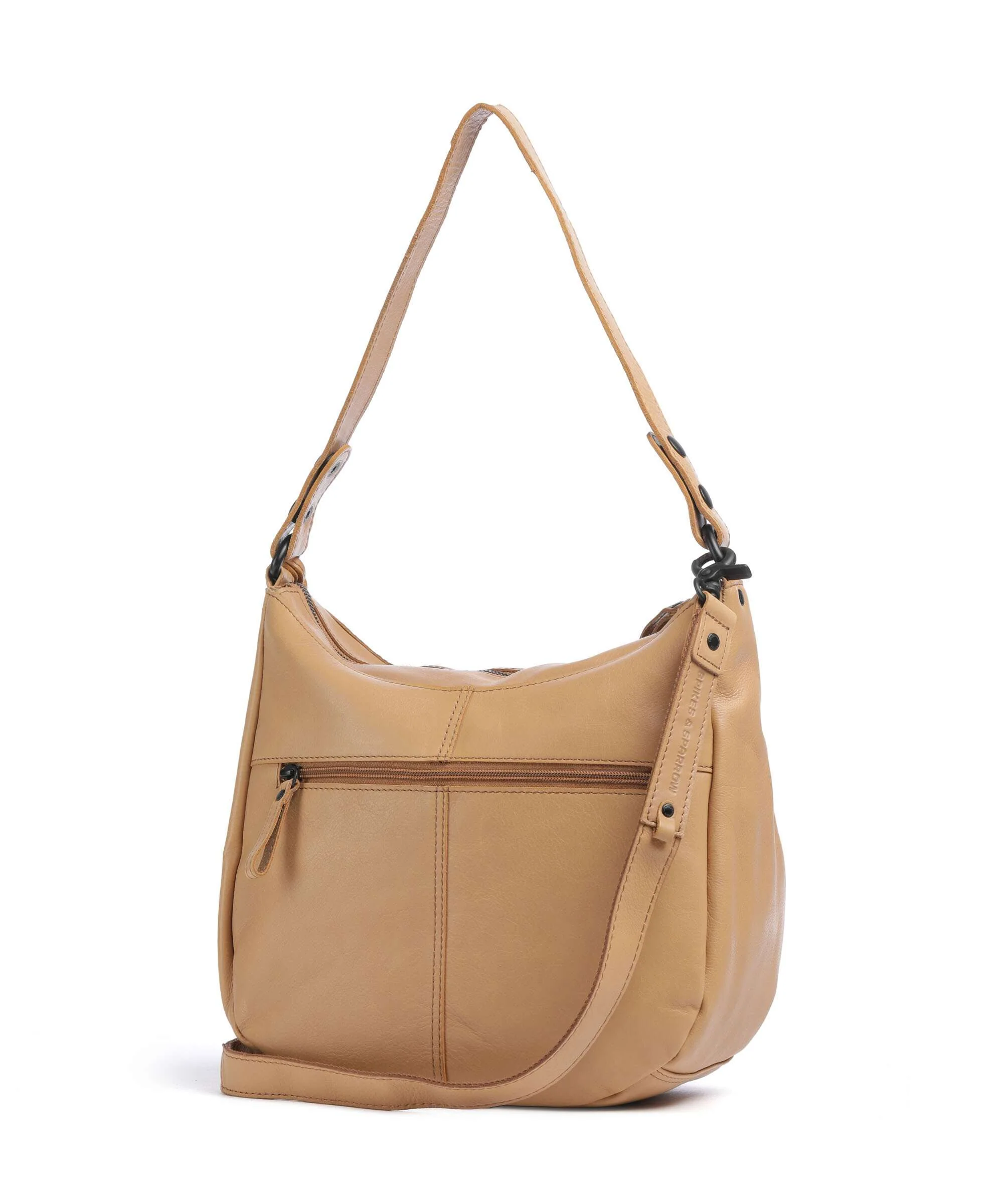 Spikes & Sparrow Suede Mix Natalia Hobo tas camel - Image 2