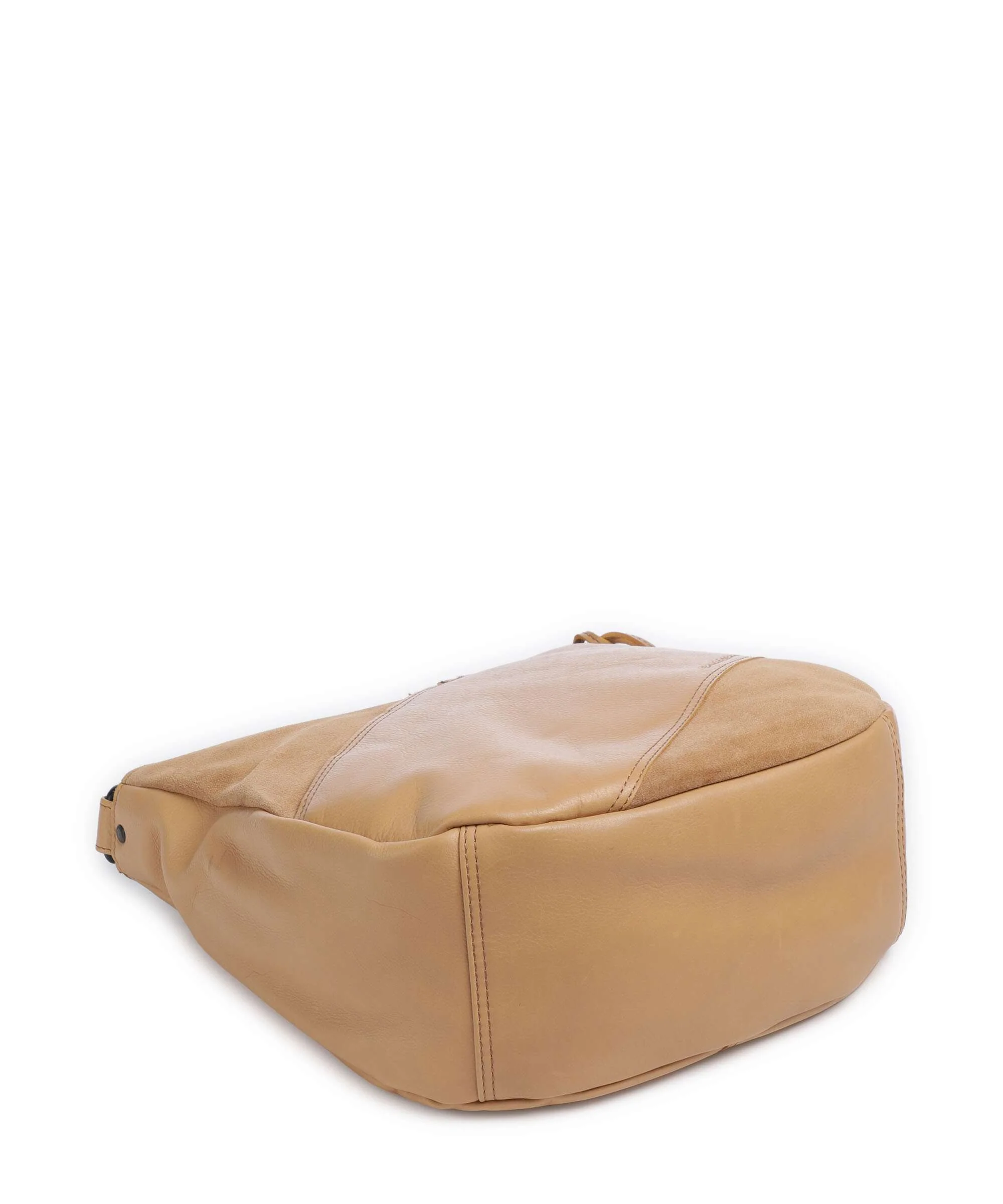 Spikes & Sparrow Suede Mix Natalia Hobo tas camel - Image 5