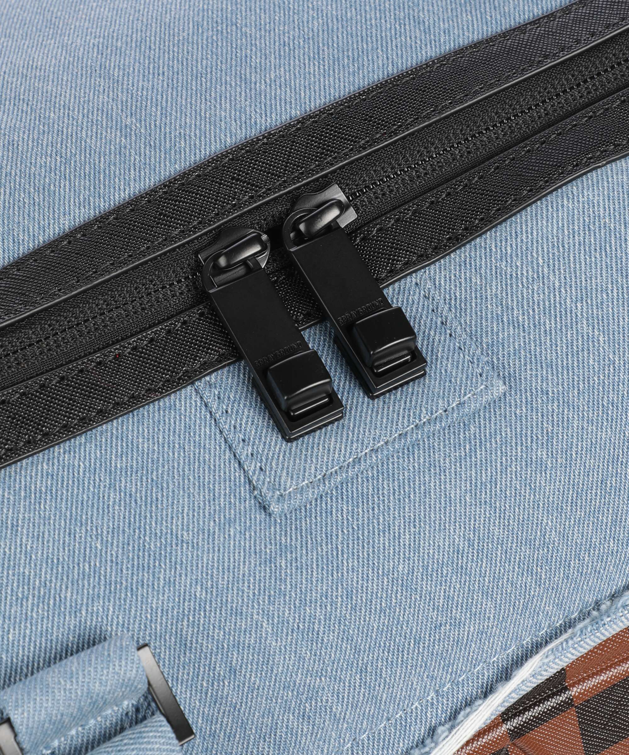 Sprayground Denim Shark Weekendtas blue - Image 5