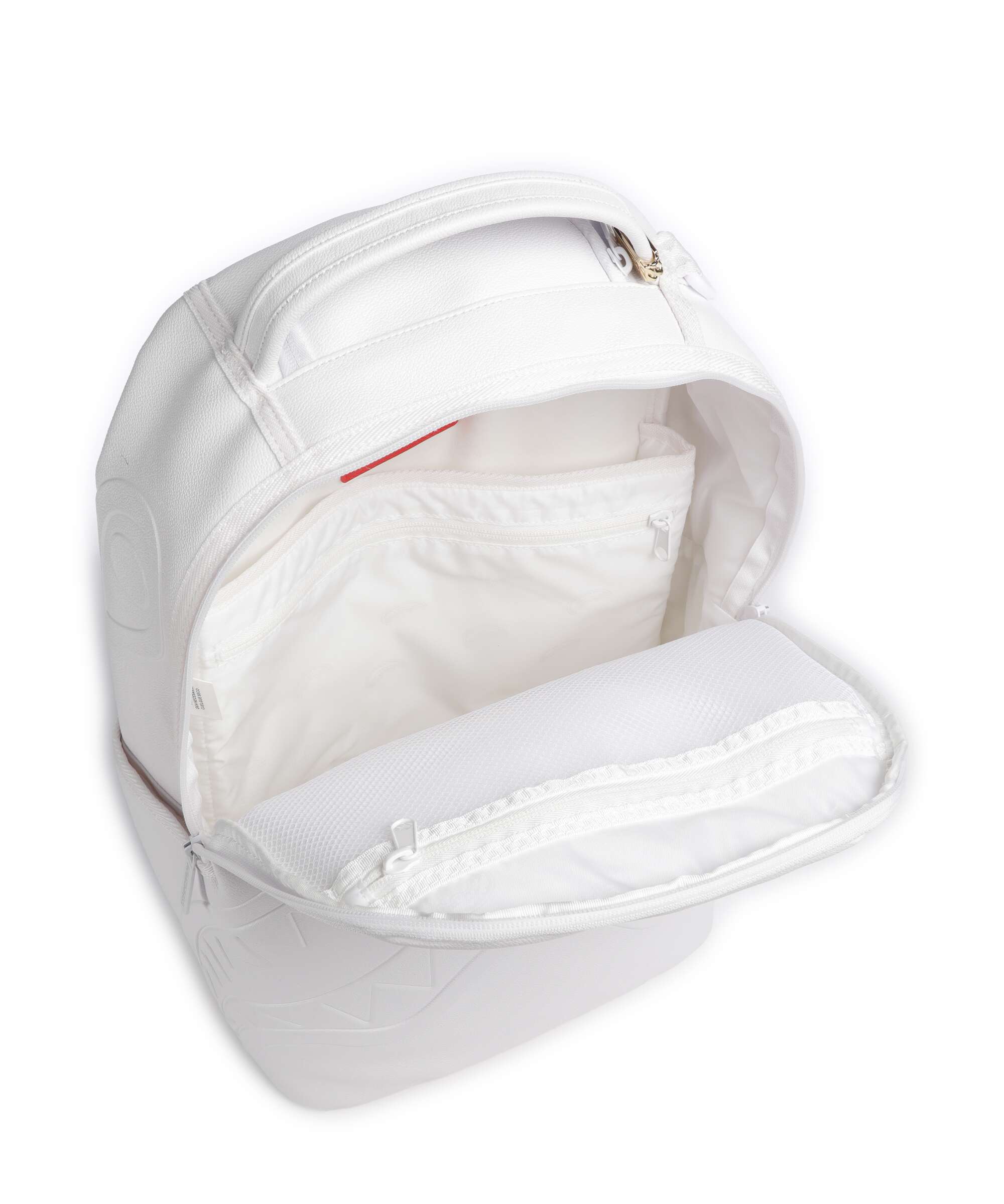 Sprayground Gold Brick Luxe White Rugzak white - Image 6