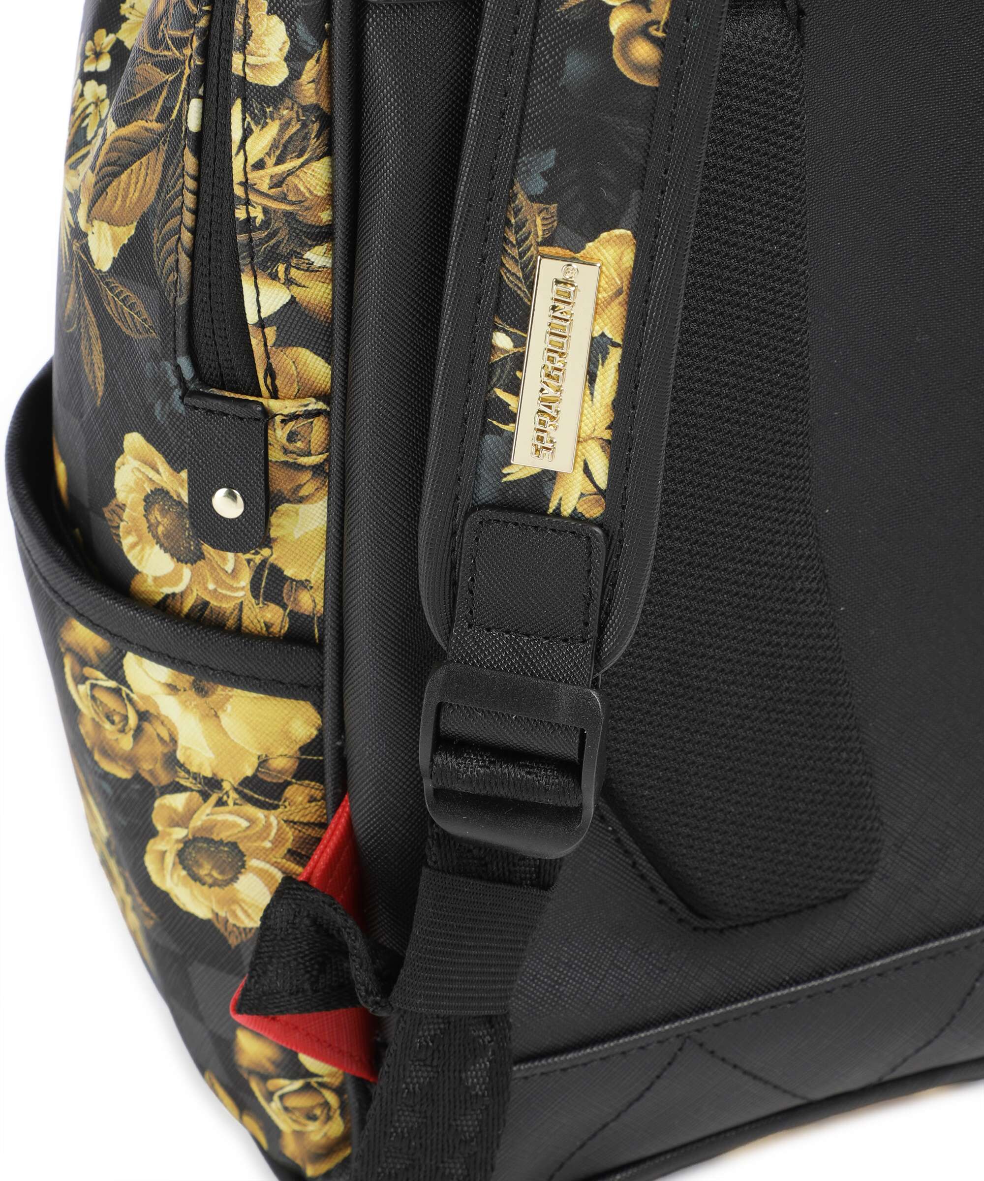 Sprayground Gold Floral Remix Rugzak black - Image 4
