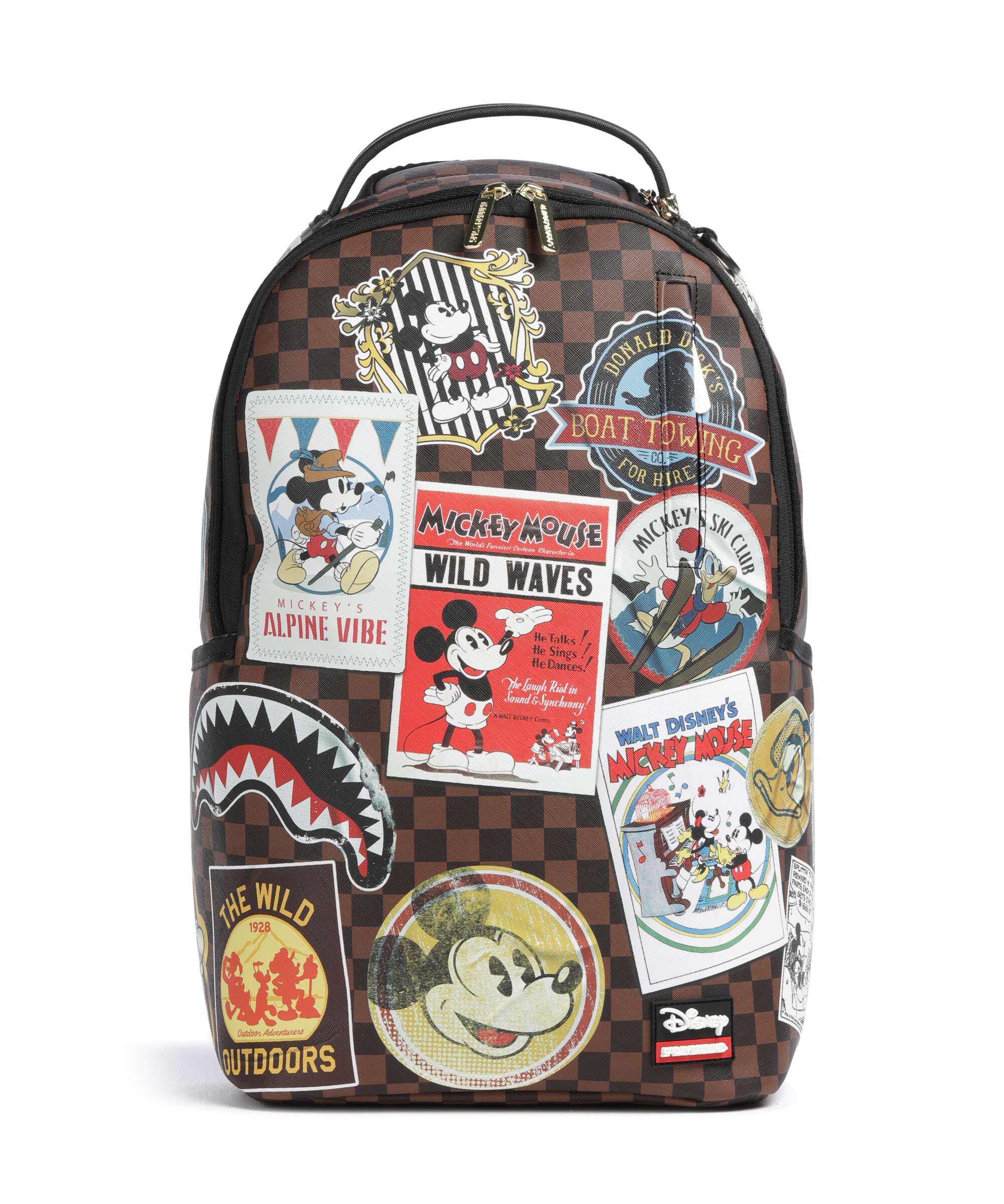 Sprayground Mickey Mouse Global Mogul Rugzak brown