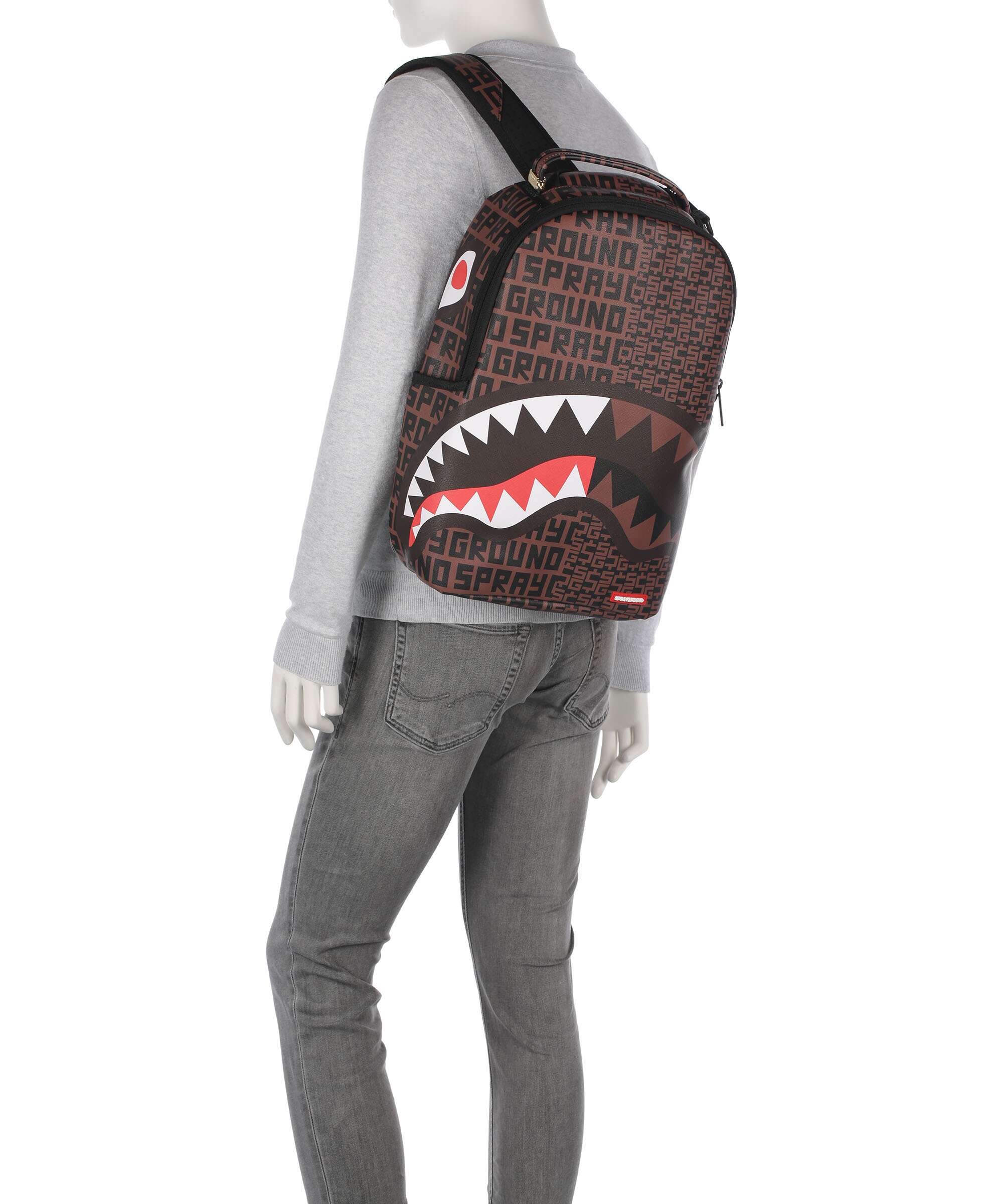 Sprayground Money Split Rugzak brown - Image 3