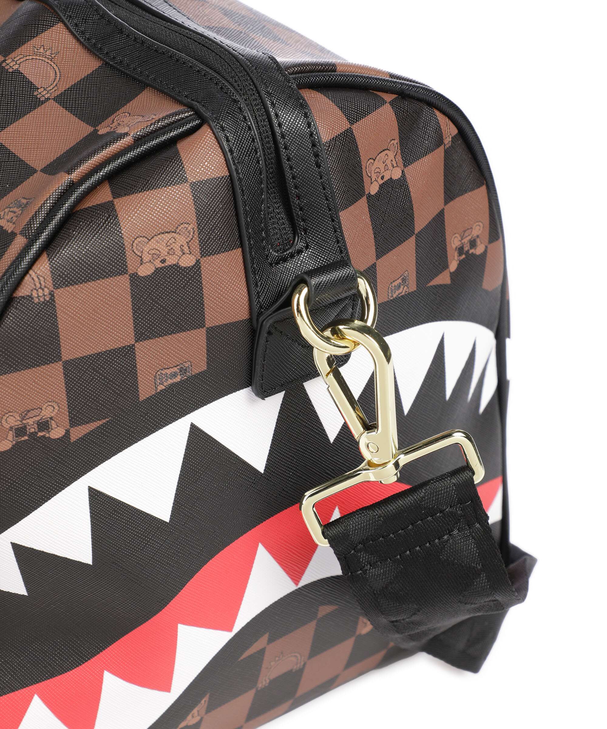 Sprayground Peeking Character Check Weekendtas multicolour - Image 3