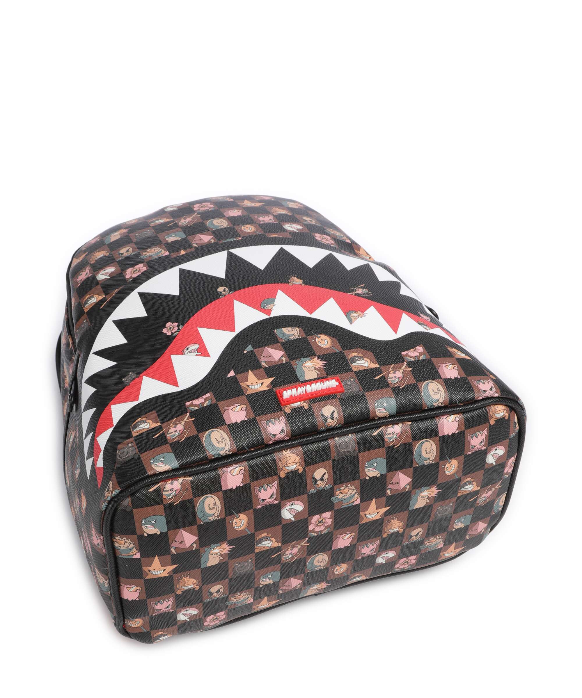 Sprayground Peeking Characters Remix Rugzak brown - Image 4