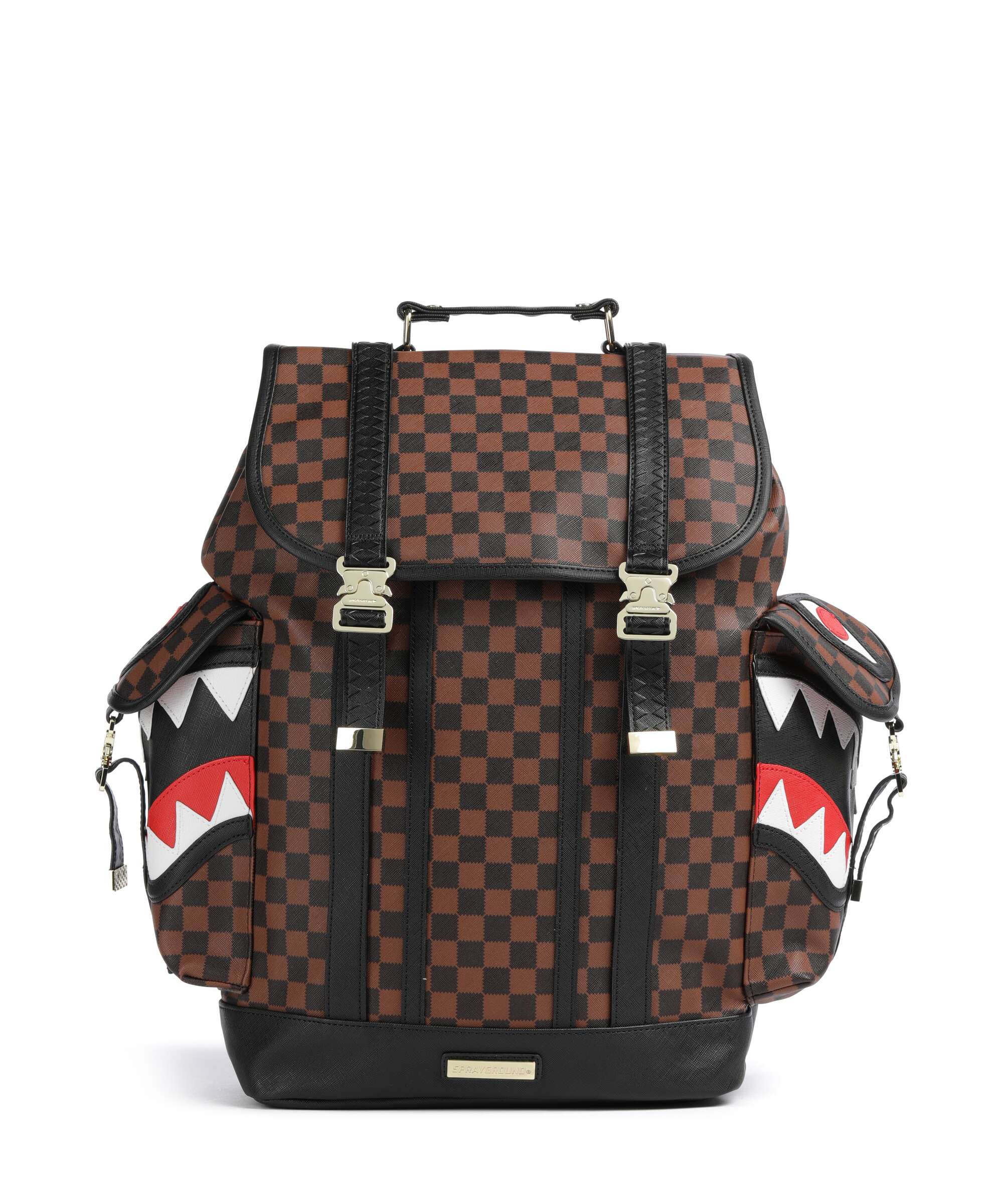 Sprayground Sawtooth Sharks in Paris Monte Carlo Rugzak brown