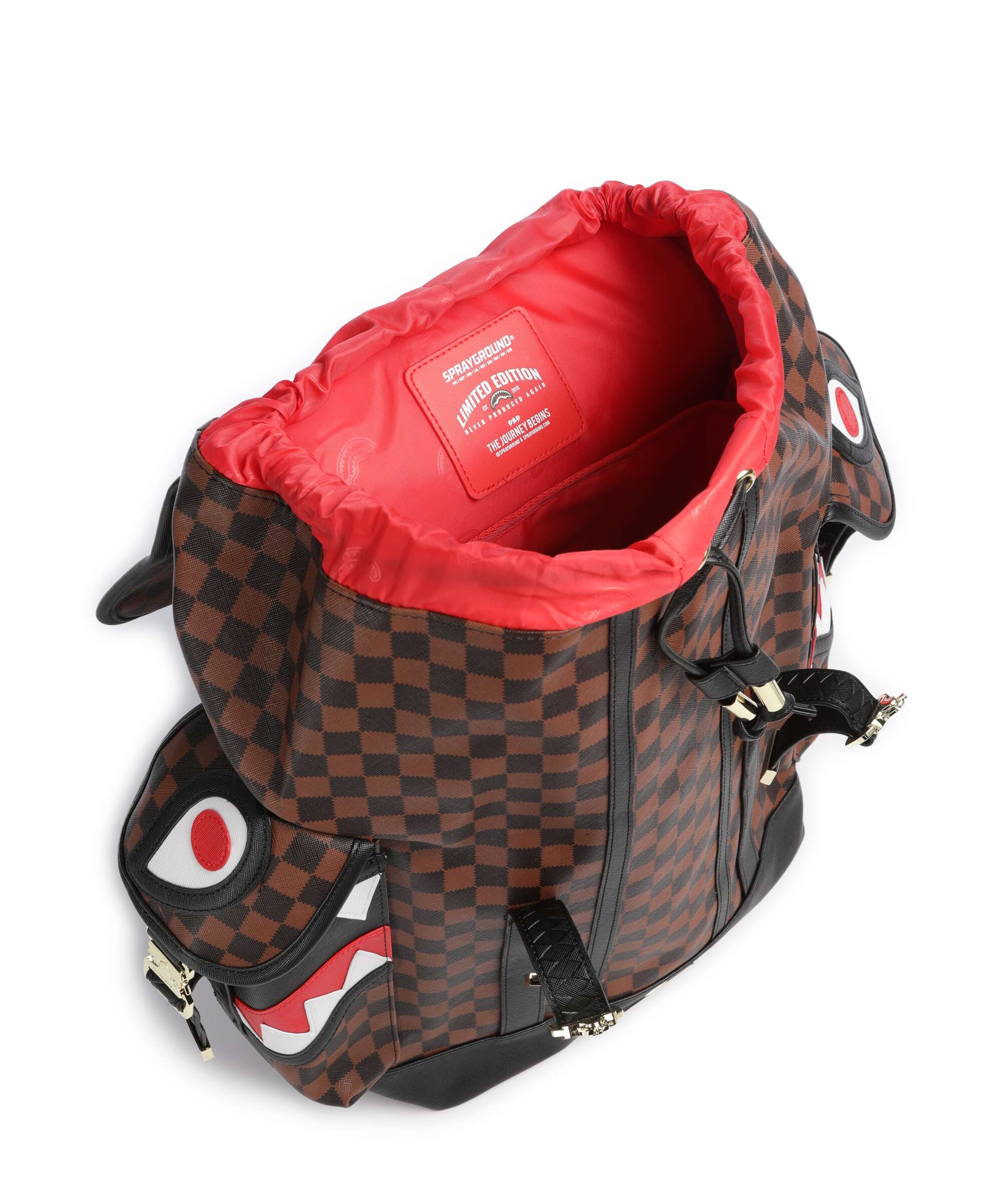 Sprayground Sawtooth Sharks in Paris Monte Carlo Rugzak brown - Image 5
