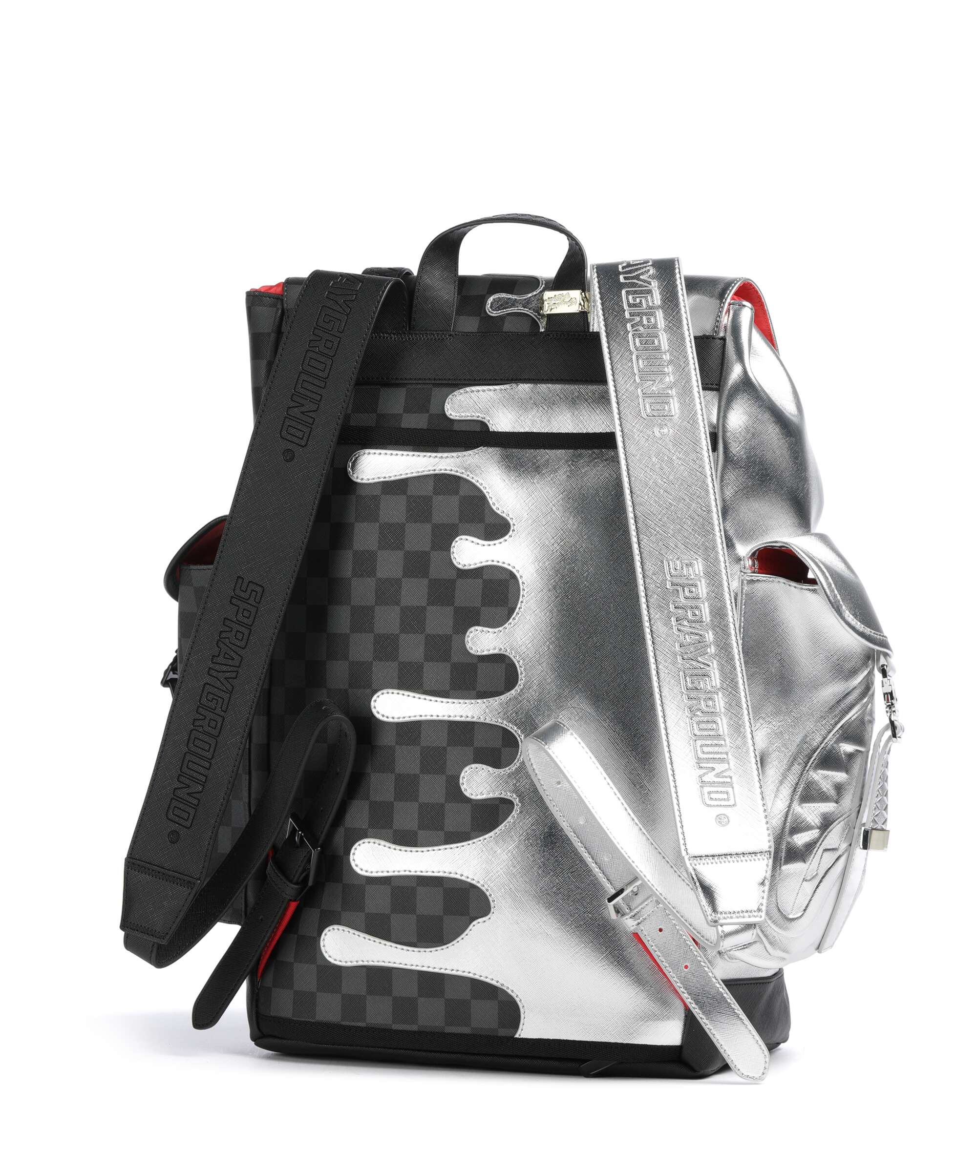 Sprayground Silver Side Drip Monte Carlo Rugzak black/silver - Image 2