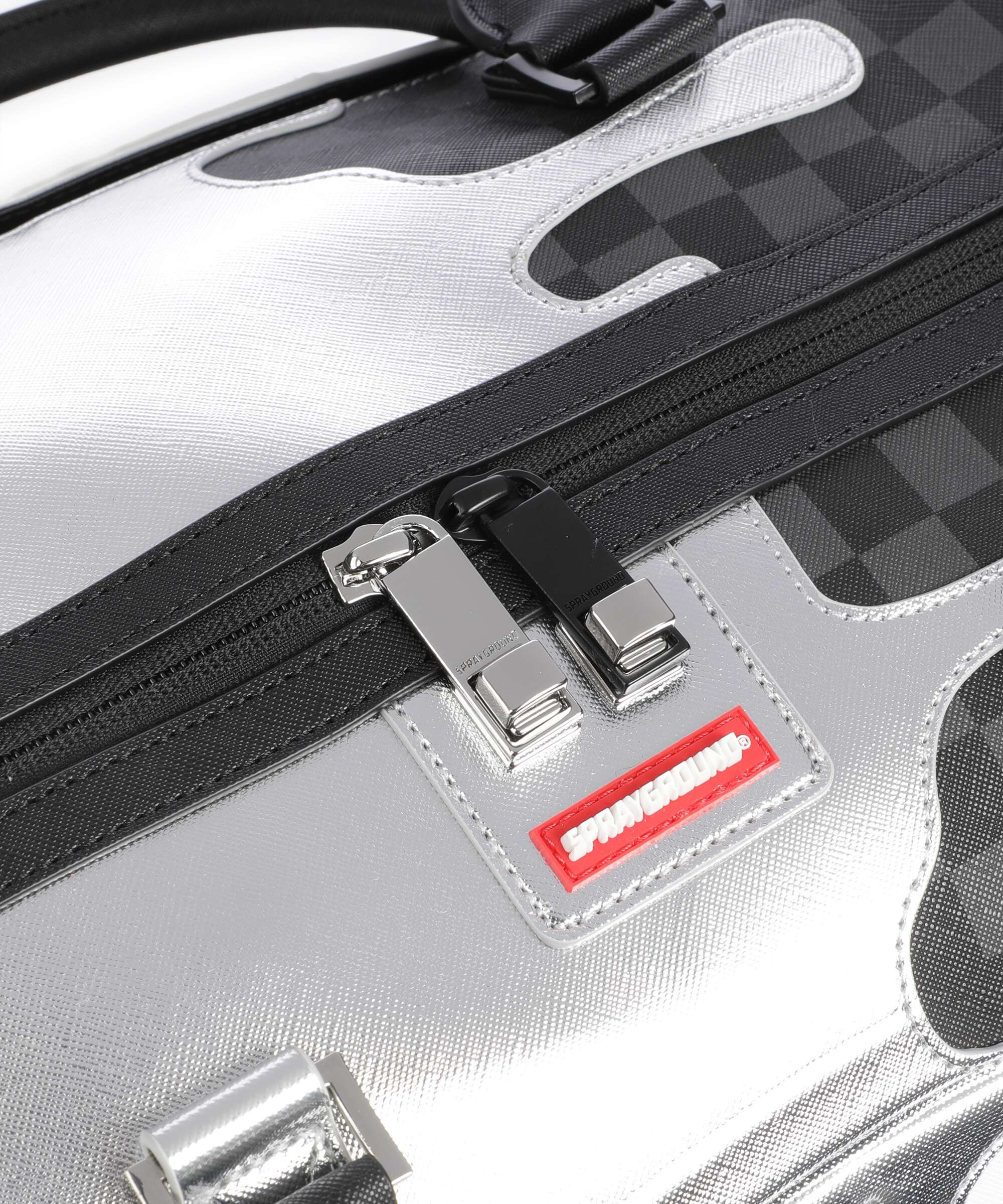 Sprayground Silver Side Drip Weekendtas silver - Image 6