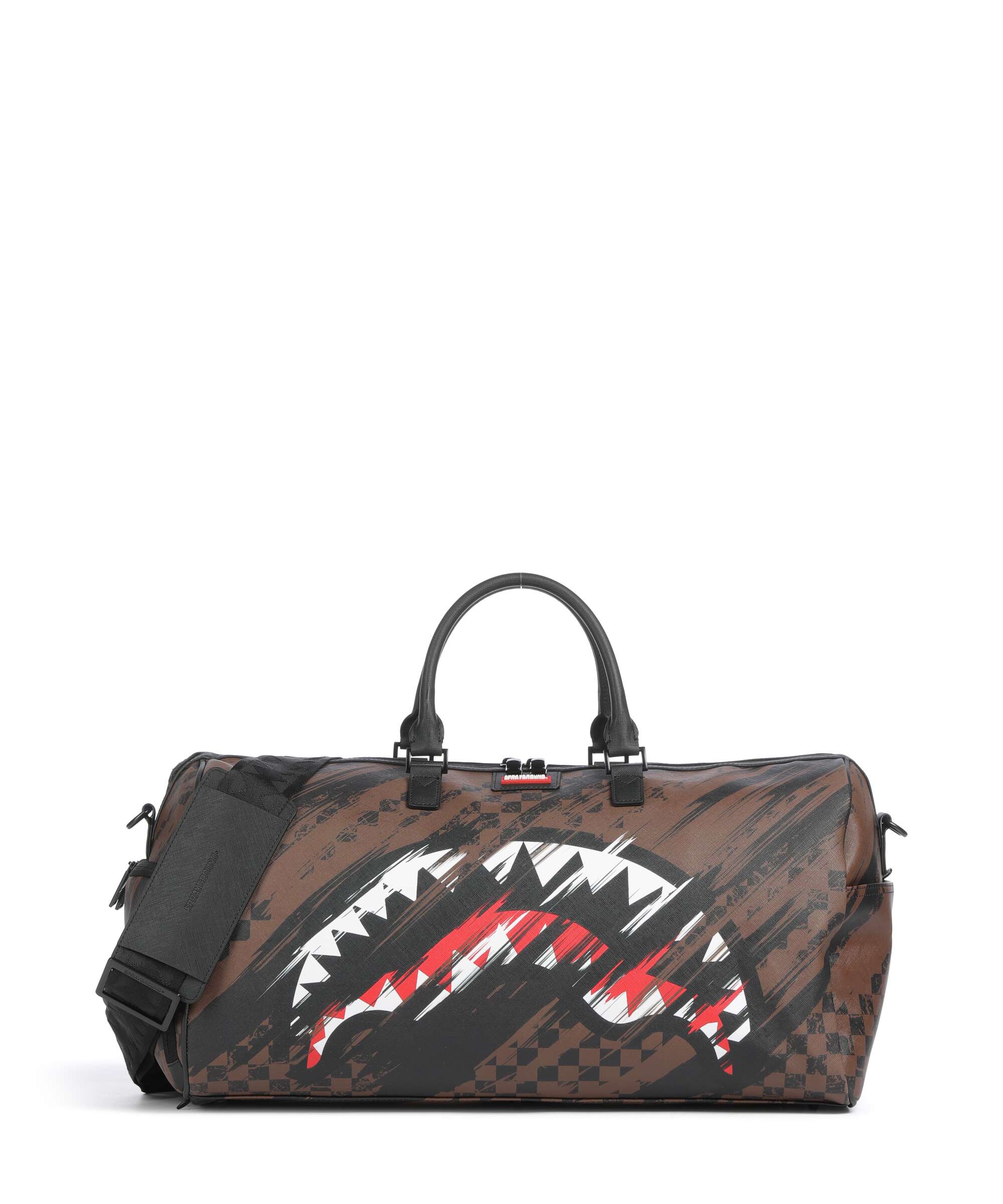 Sprayground Smeared Grunge Weekendtas brown