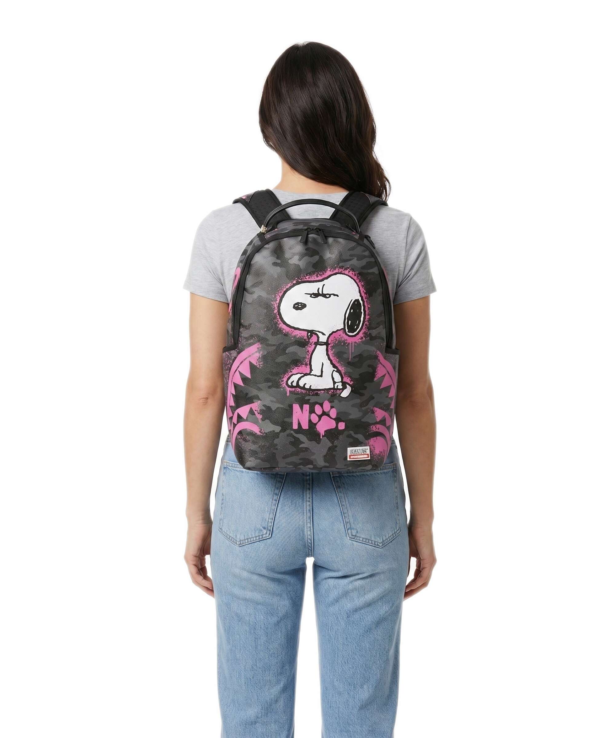 Sprayground Snoopy Pink Stencil Rugzak multicolour - Image 3