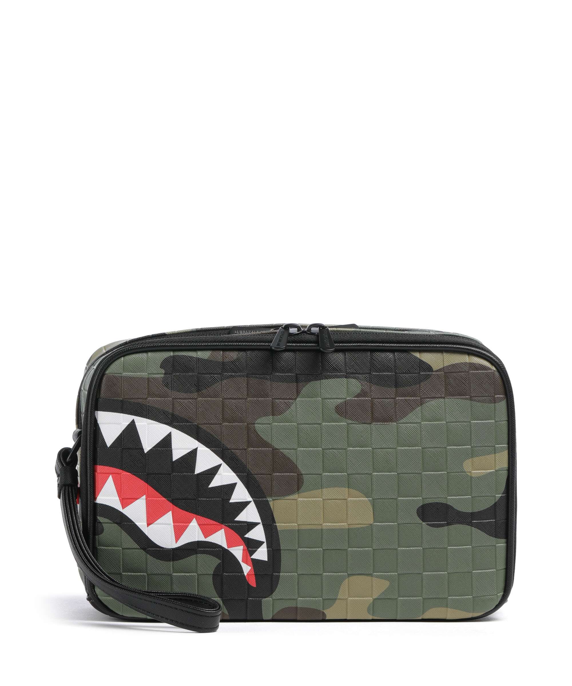 Sprayground Woodland Camo Check Toilettas multicolour