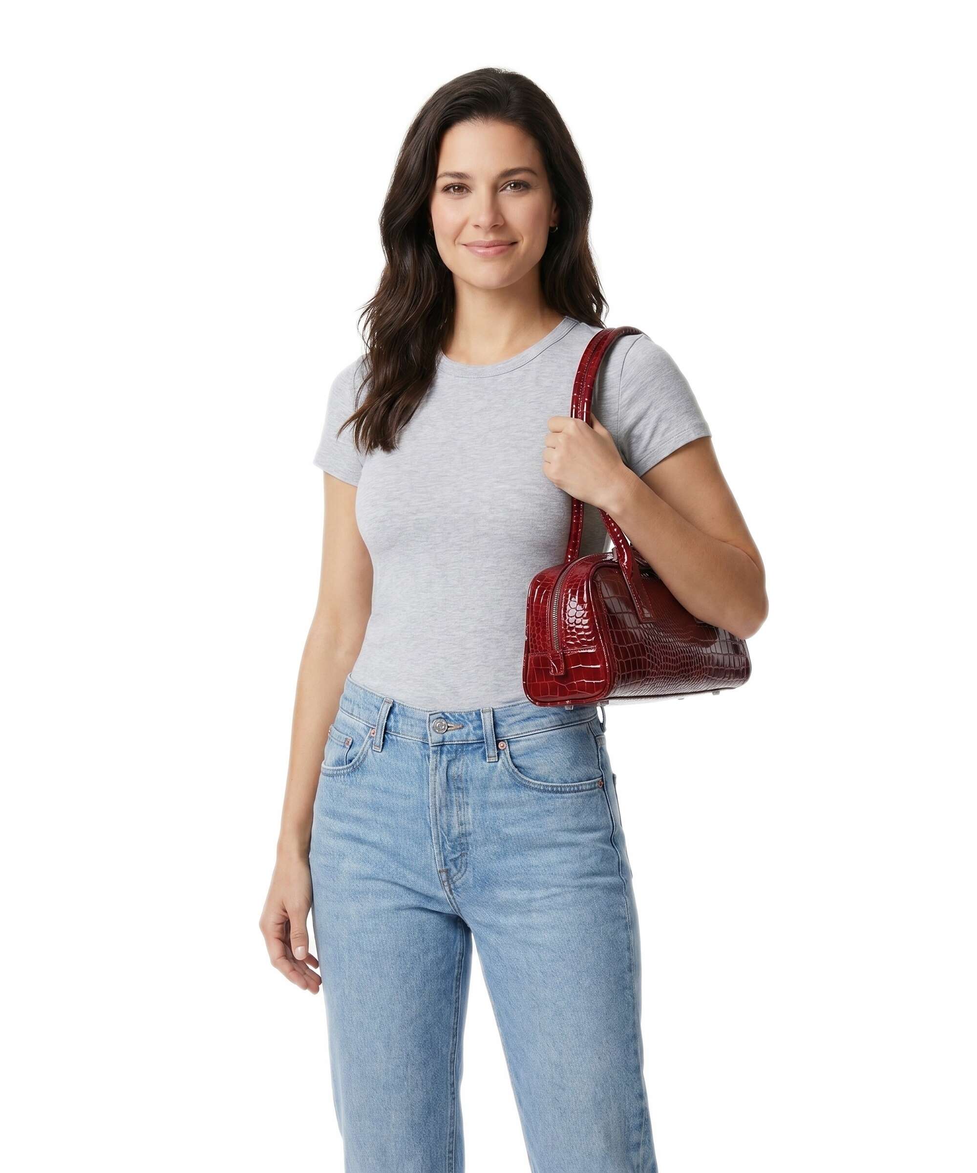 Steve Madden BANISE Schoudertas red croco - Image 3