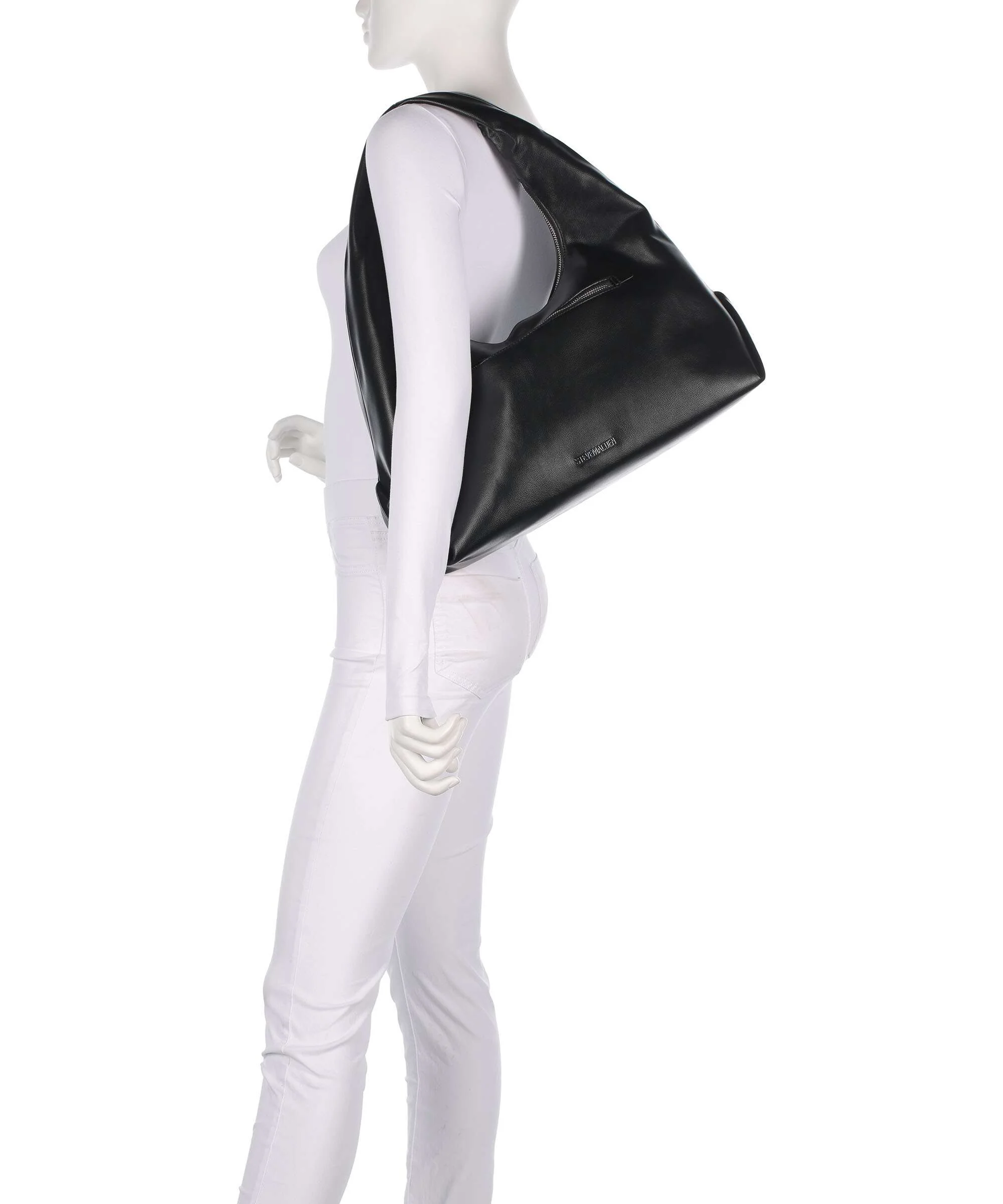 Steve Madden BIVA Hobo tas black/silver - Image 3