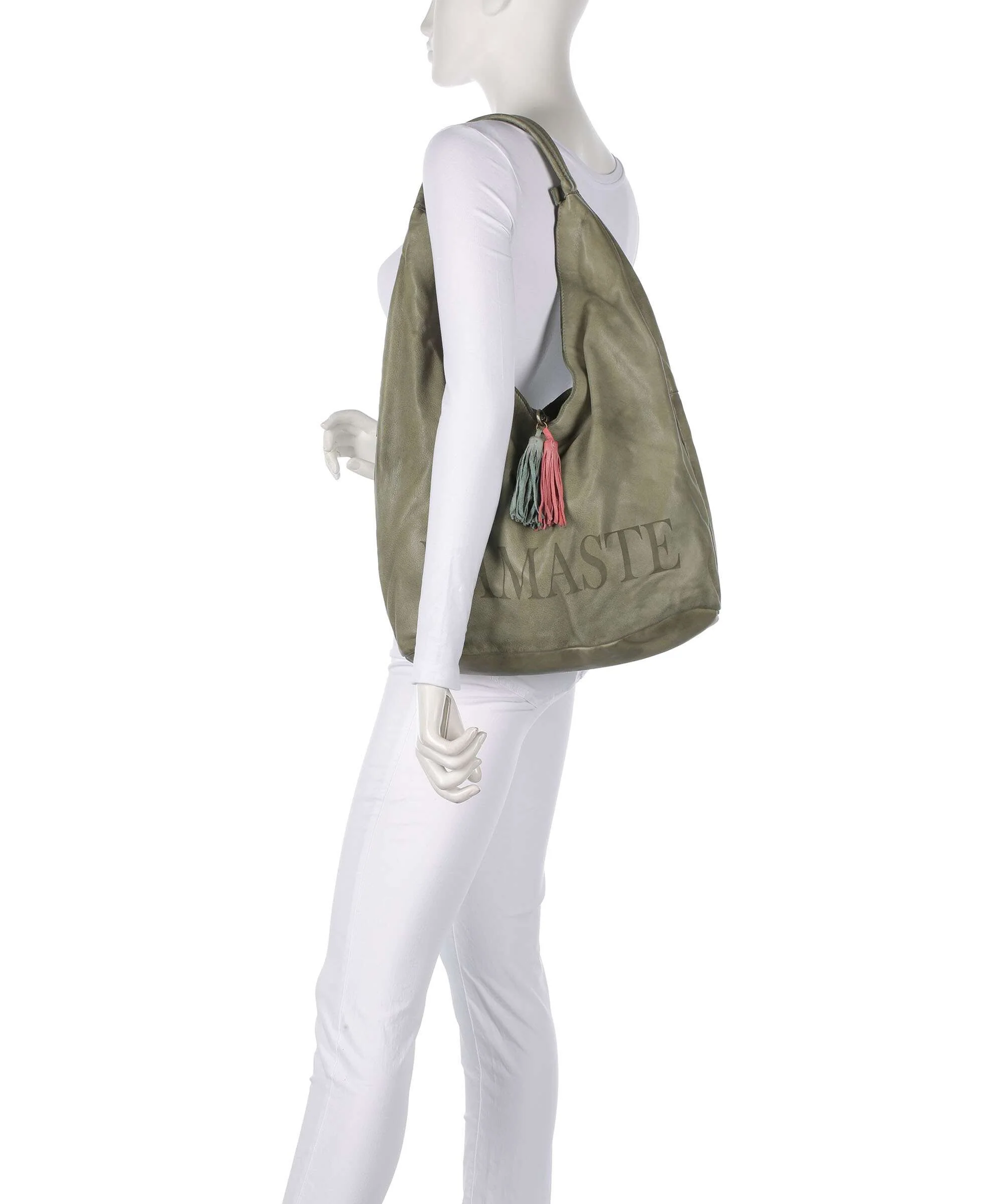 Taschendieb Wien Freundgasse 1 Boodschappentas green leaf - Image 3