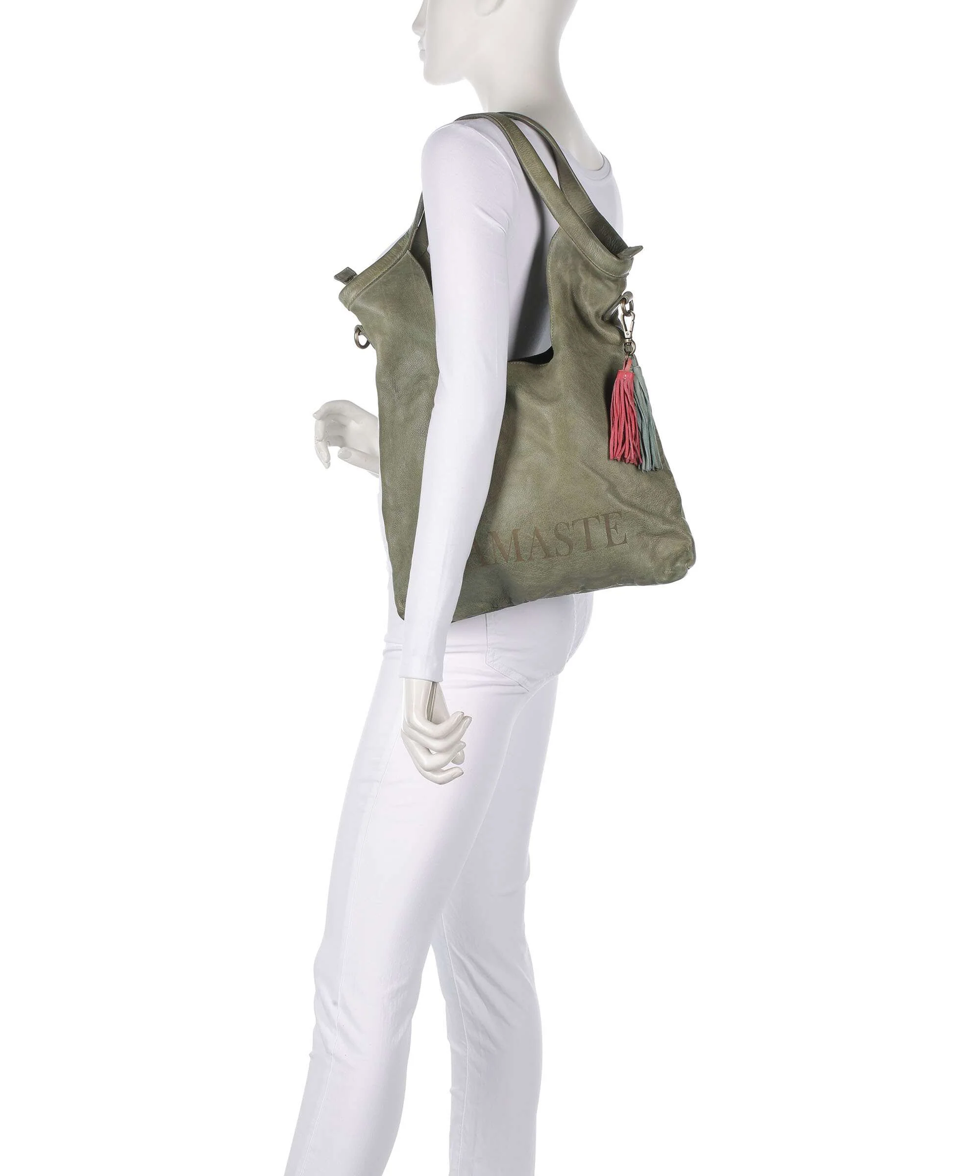 Taschendieb Wien Freundgasse 2 Boodschappentas green leaf - Image 3