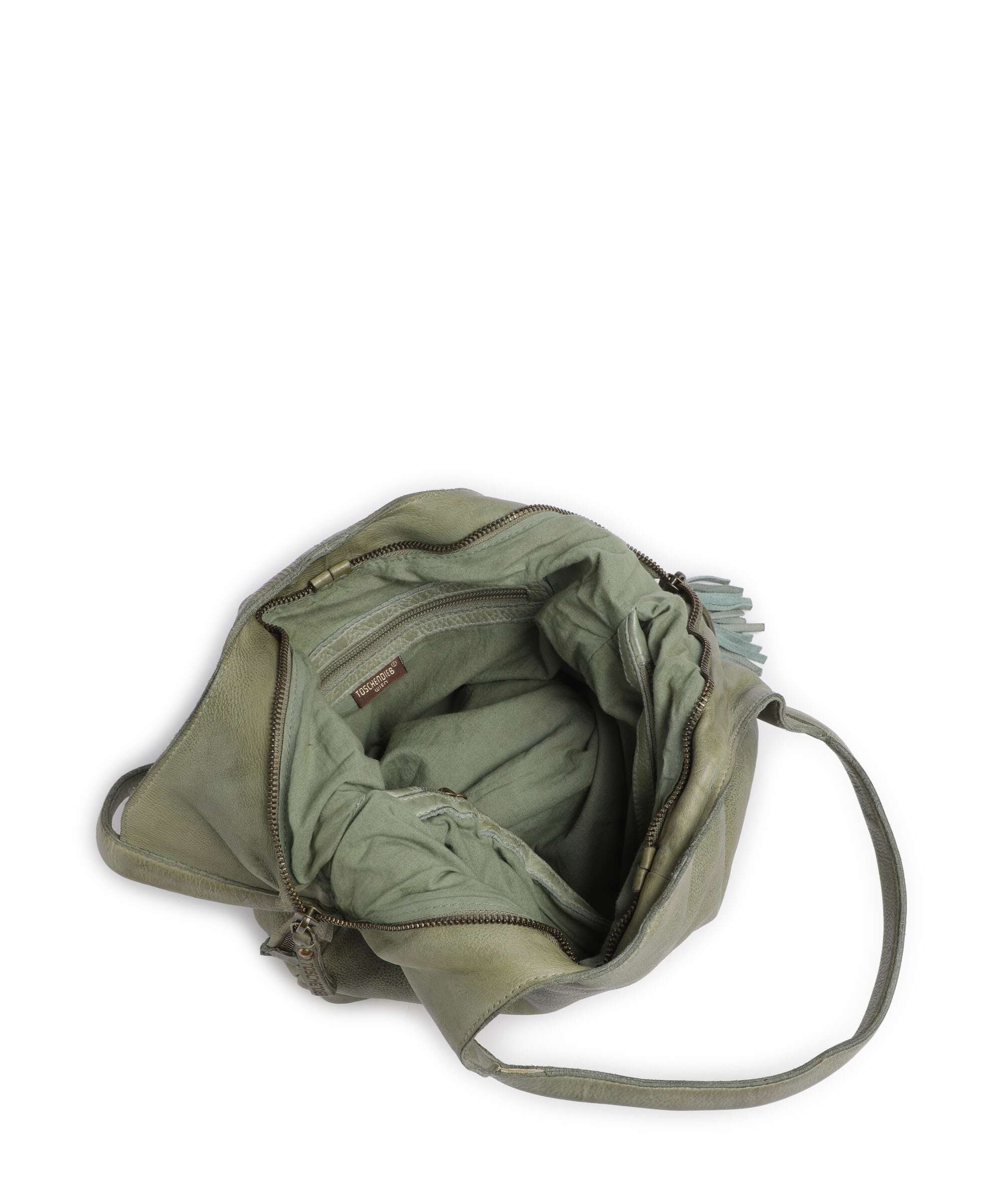 Taschendieb Wien Freundgasse 2 Boodschappentas green leaf - Image 6