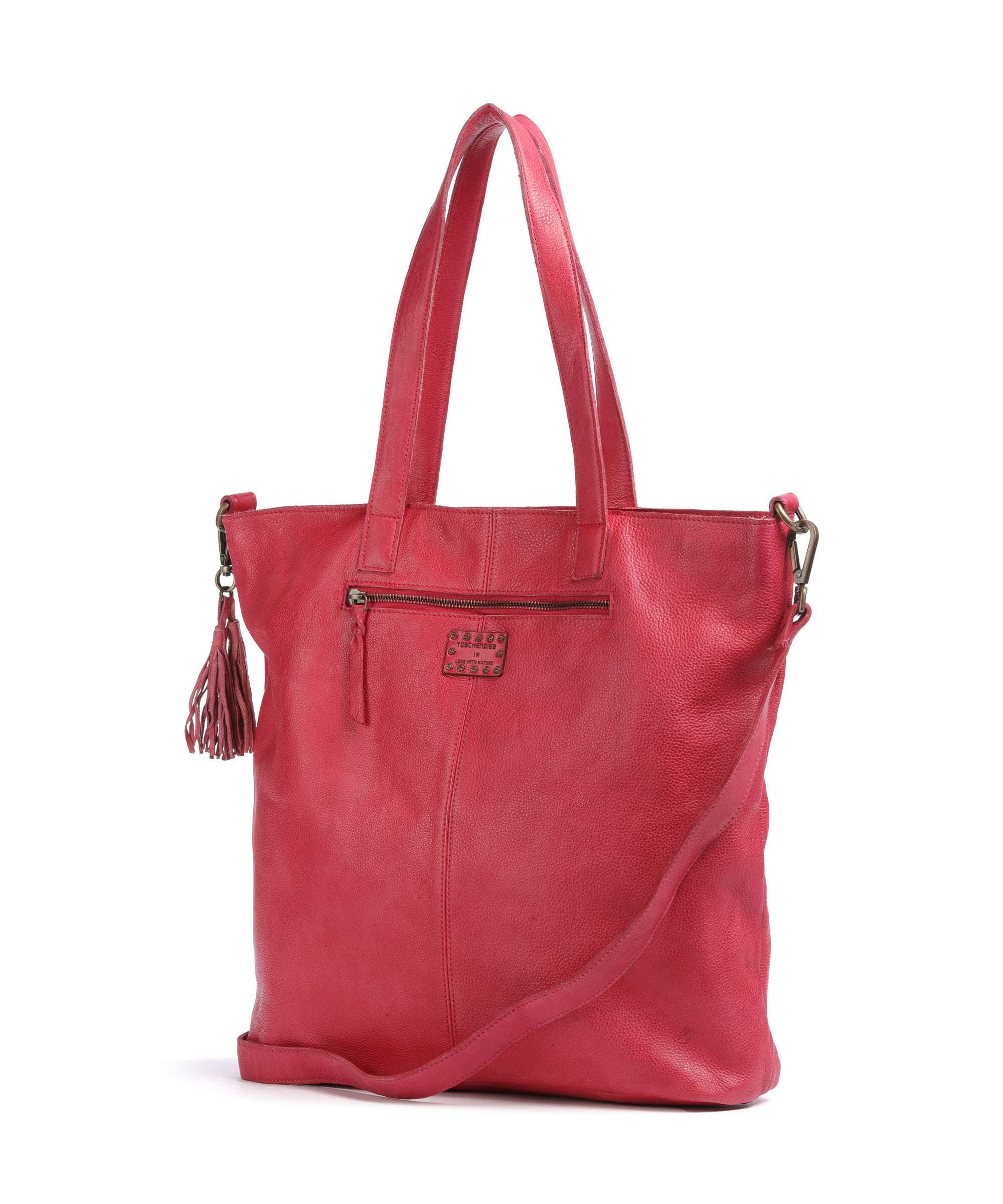 Taschendieb Wien Herzweg 1 Boodschappentas pink love - Image 2