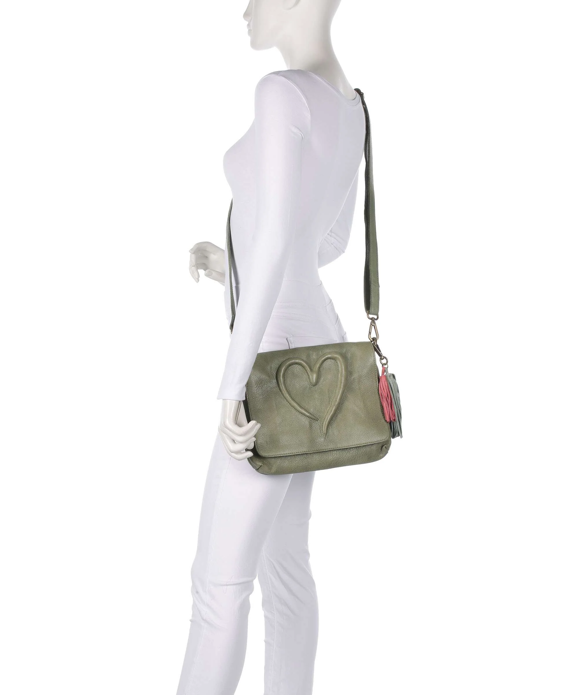Taschendieb Wien Herzweg 3 Crossbody tas green leaf - Image 3