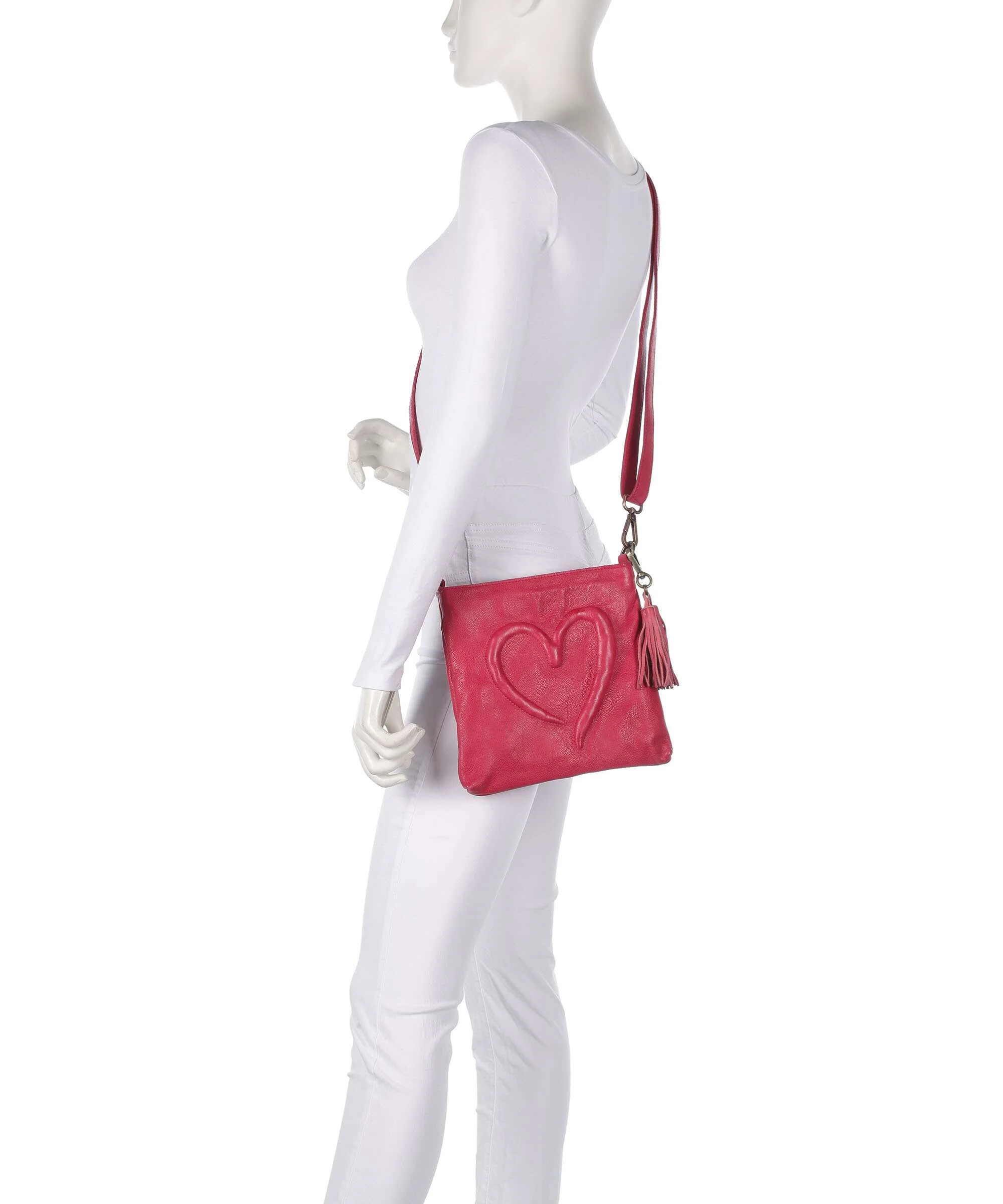 Taschendieb Wien Herzweg 4 Crossbody tas pink love - Image 3