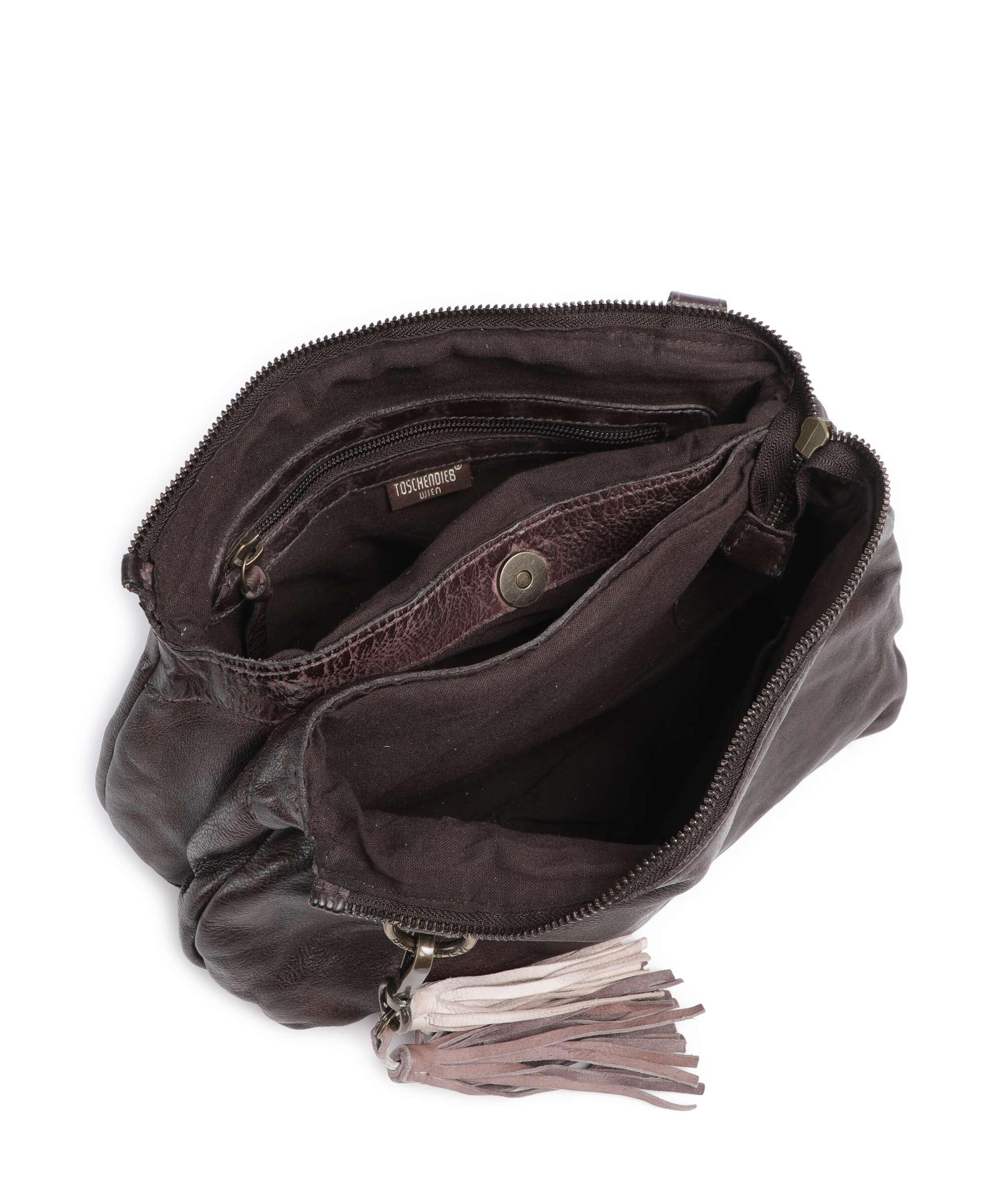 Taschendieb Wien Kaiserstrasse 17 Crossbody tas mokka - Image 6