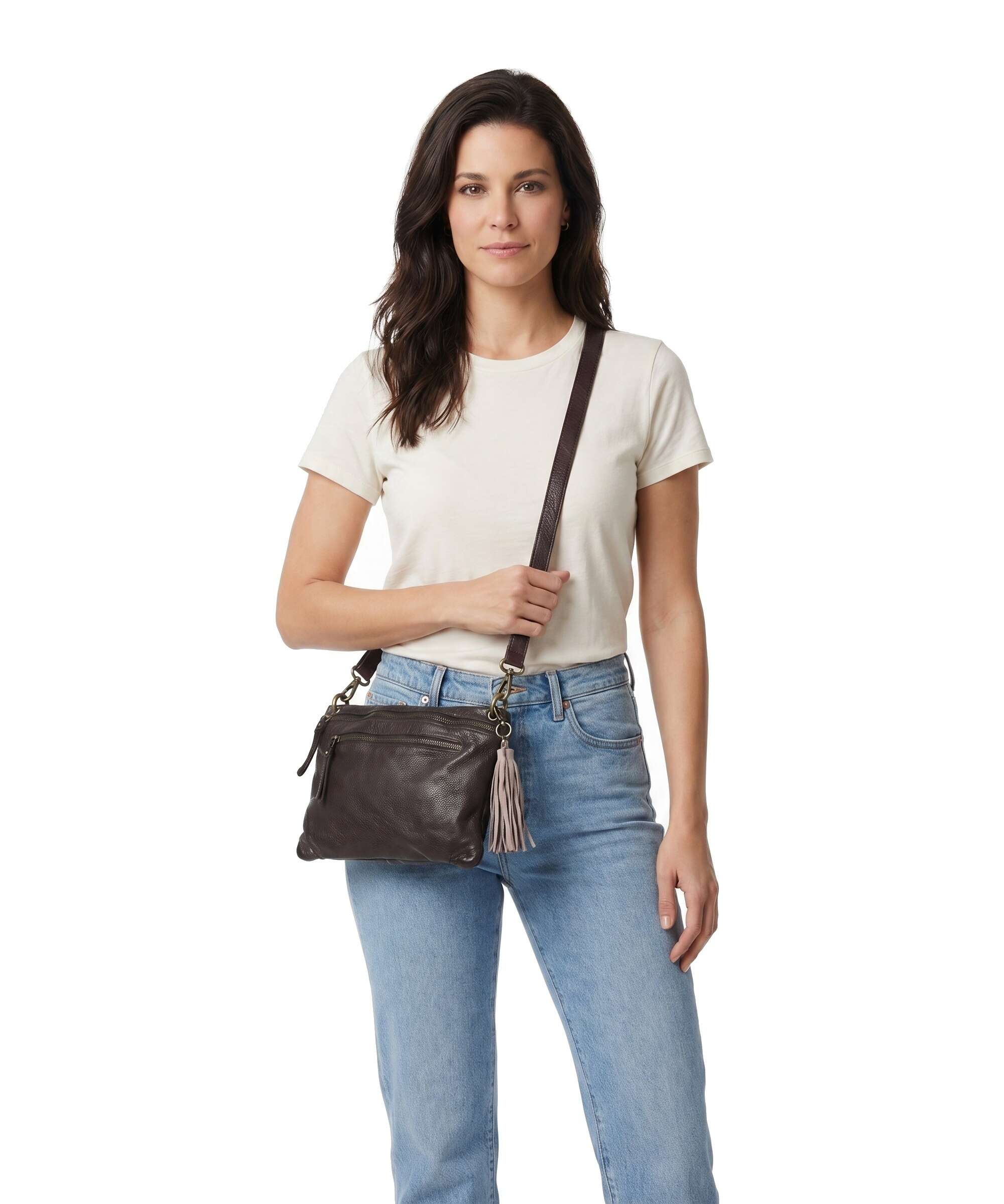 Taschendieb Wien Kaiserstrasse 18 Crossbody tas mokka - Image 3