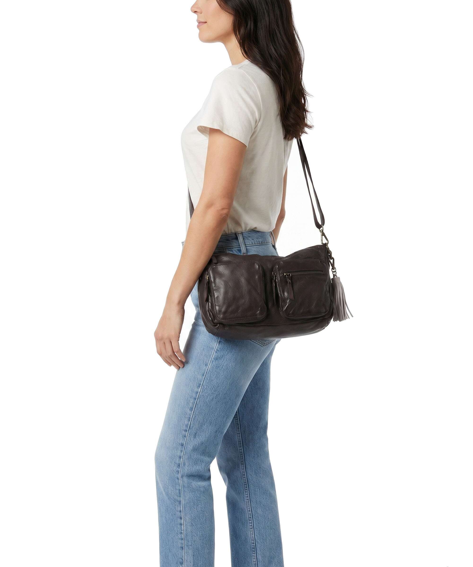 Taschendieb Wien Kaisterstrasse 5 Crossbody tas mokka - Image 3