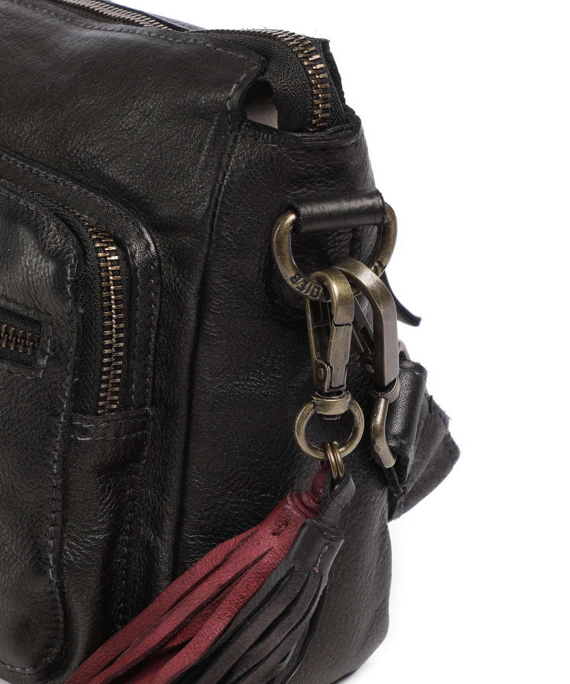 Taschendieb Wien Kaisterstrasse 5 Crossbody tas black vintage - Image 4