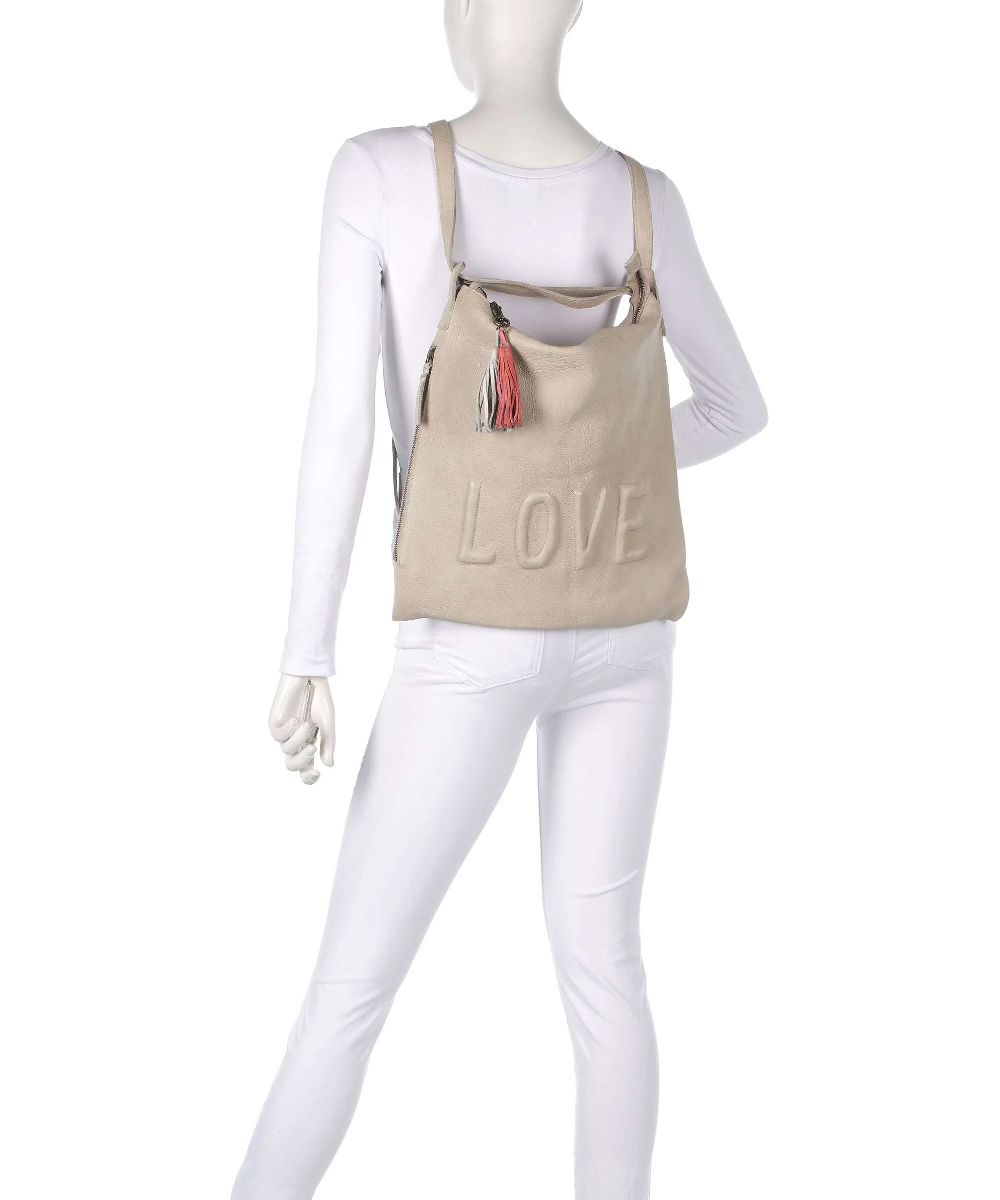 Taschendieb Wien Paoliweg 3 Rugzak-tas beige sand - Image 3