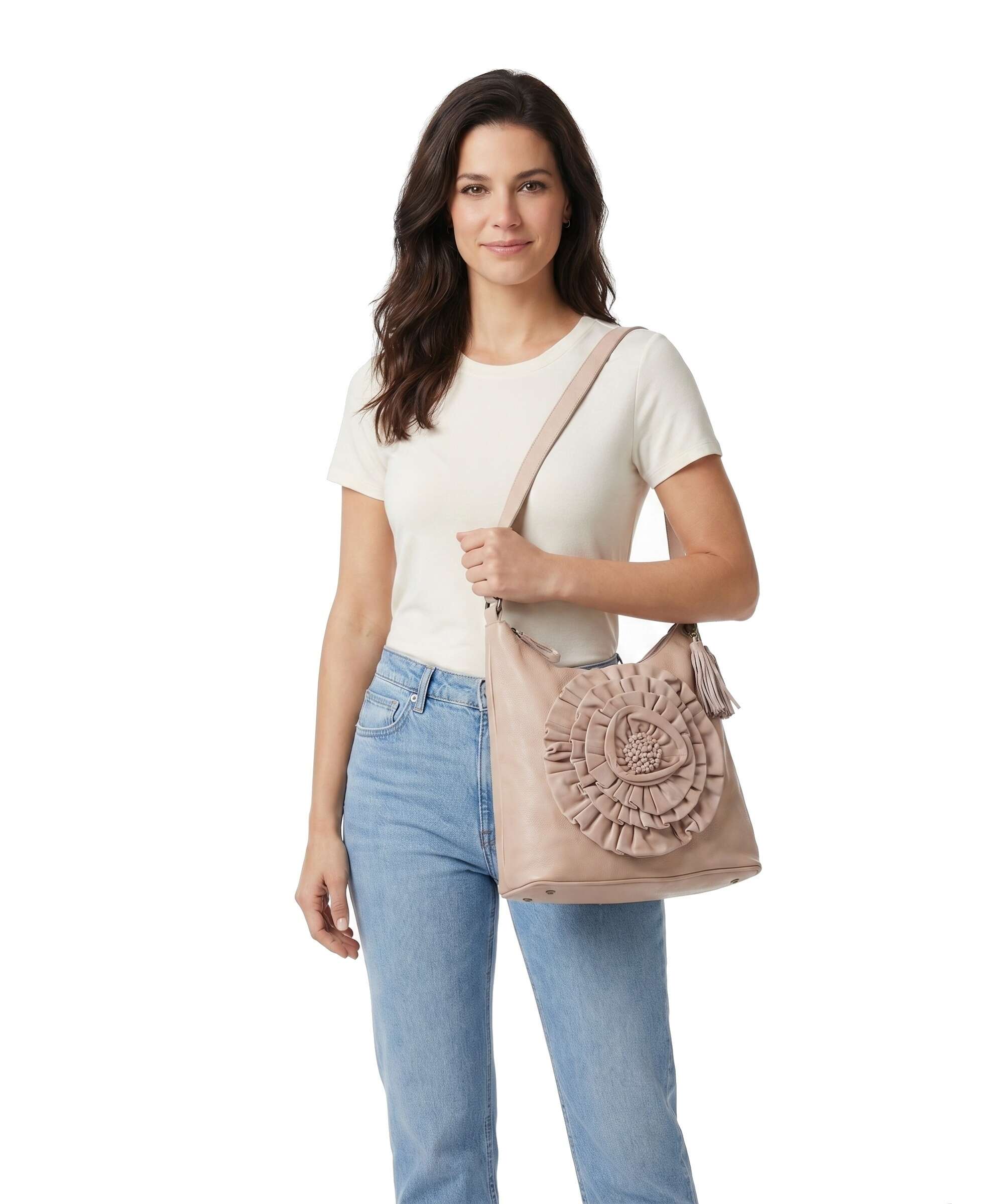 Taschendieb Wien Rosenhügelstrasse 1 Hobo tas linen rose - Image 3