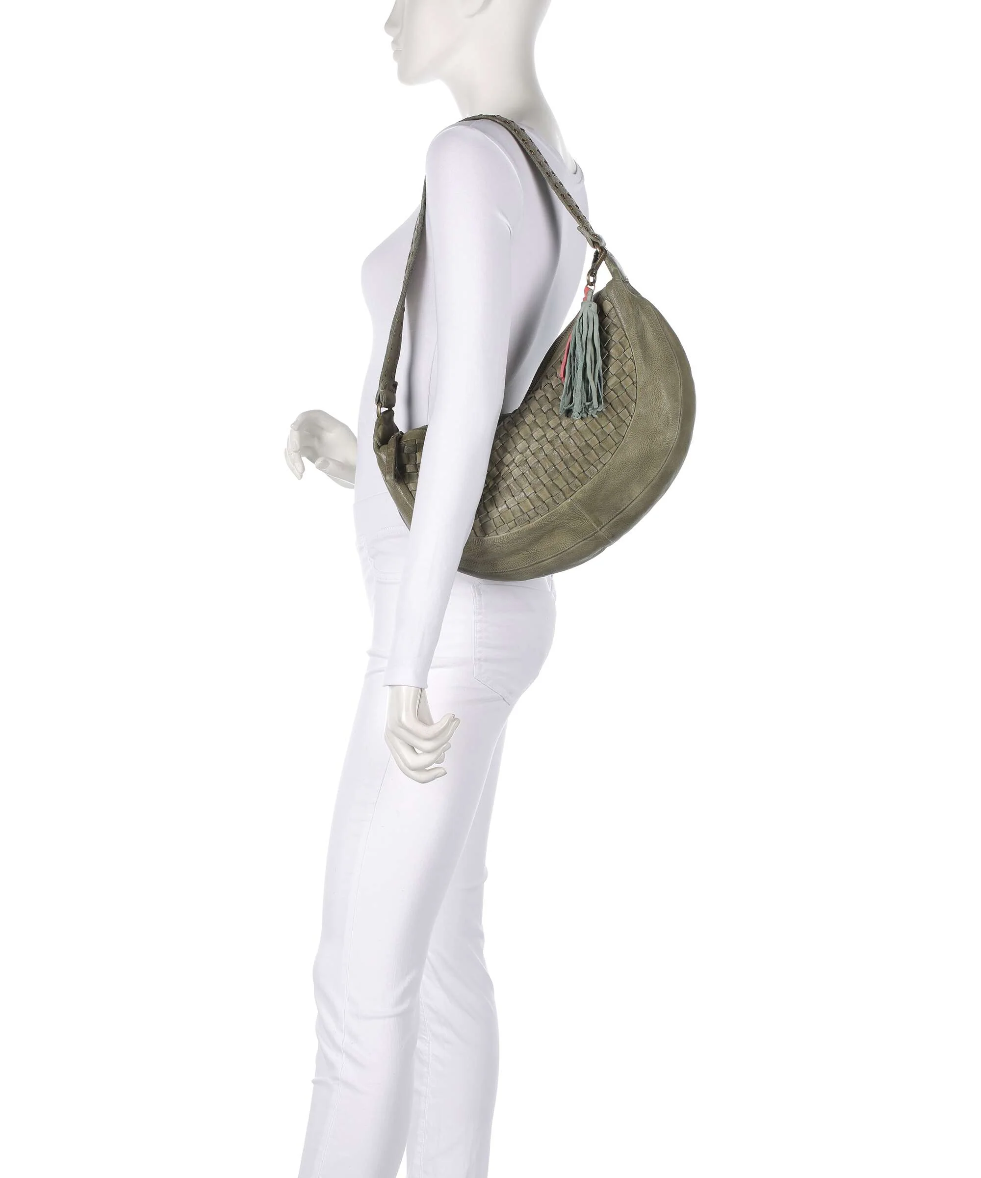 Taschendieb Wien Venusweg 8 Hobo tas green leaf - Image 3