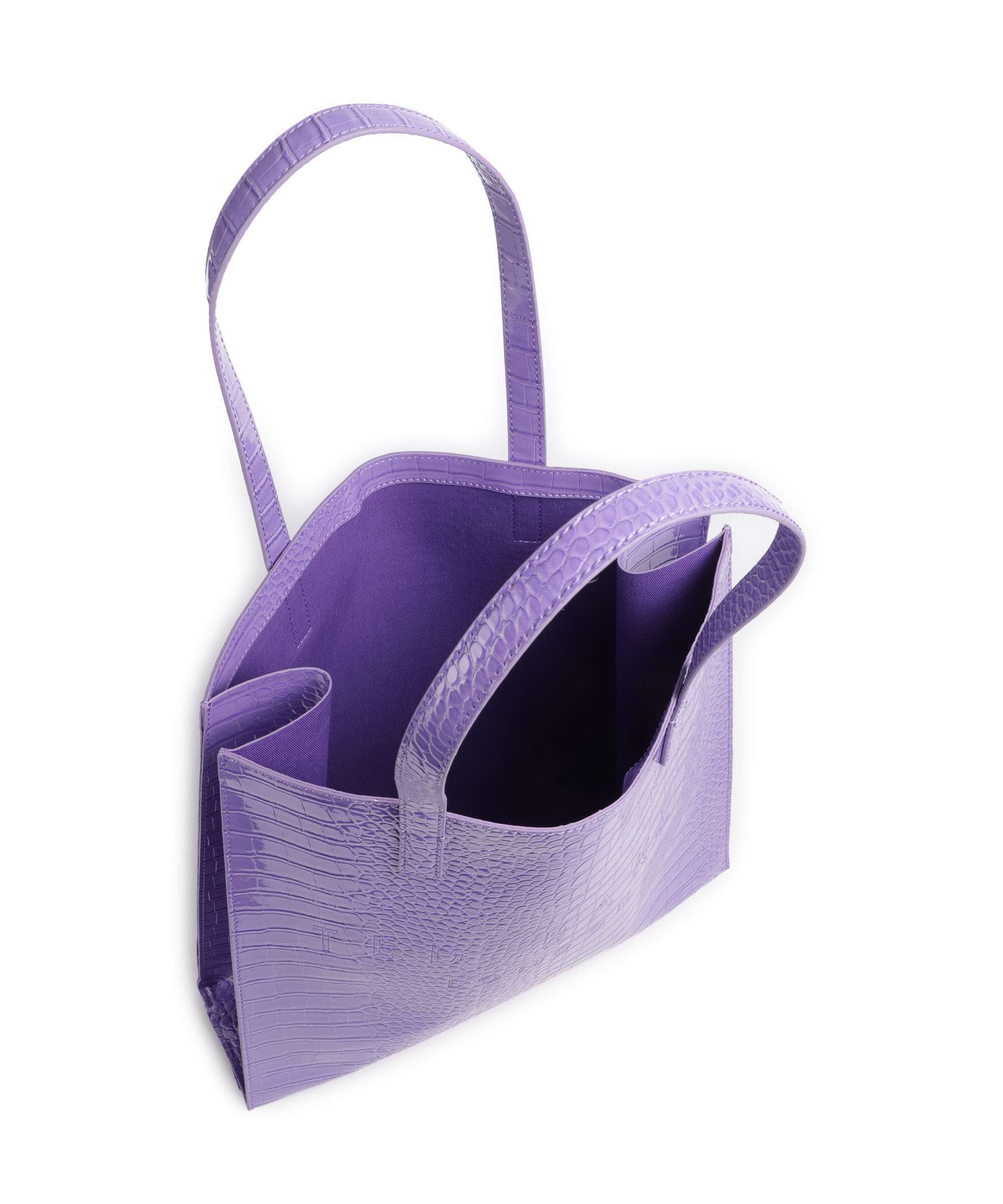 Ted Baker Croccon Boodschappentas bright purple - Image 5