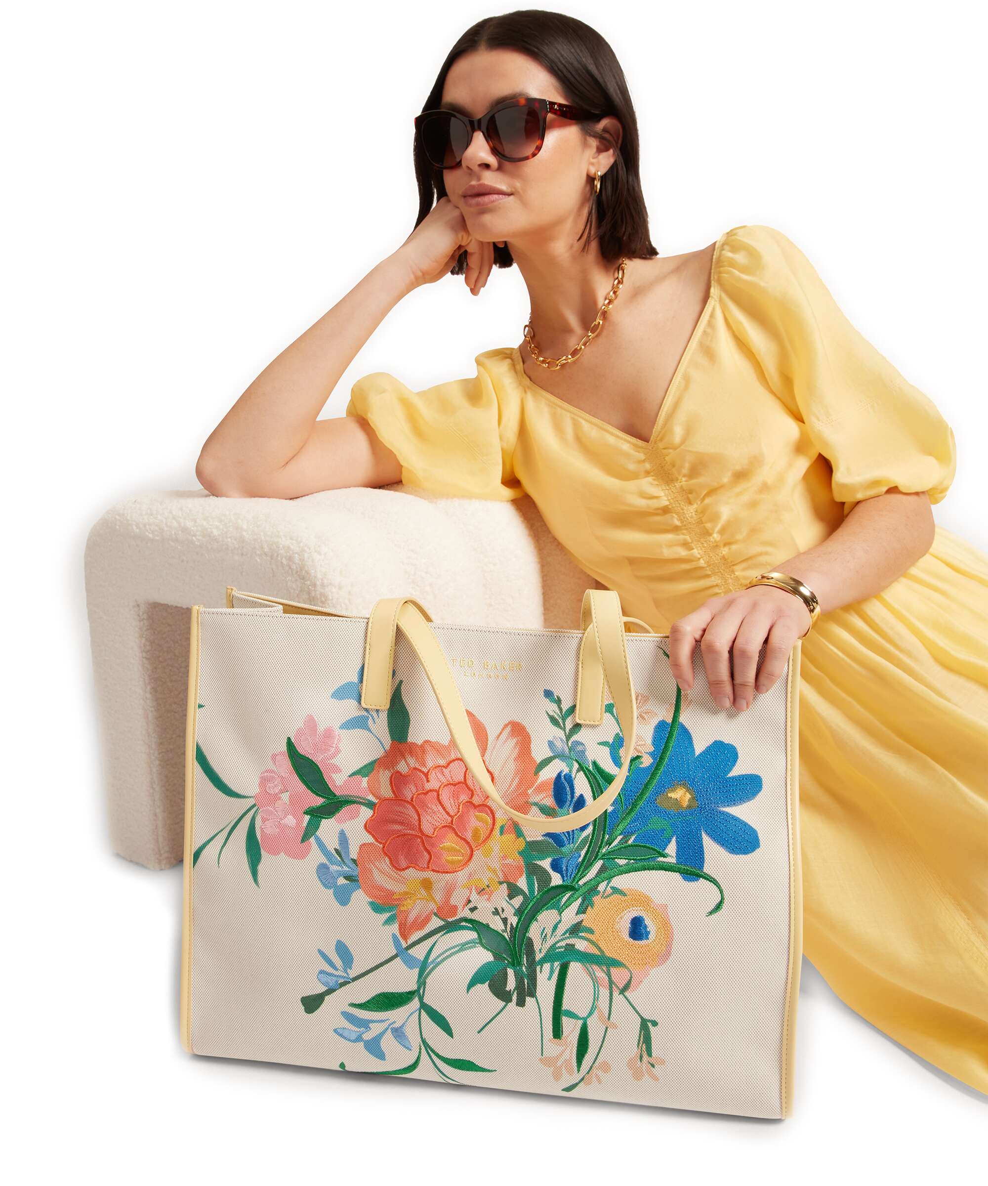 Ted Baker Floicon Boodschappentas natural - Image 3