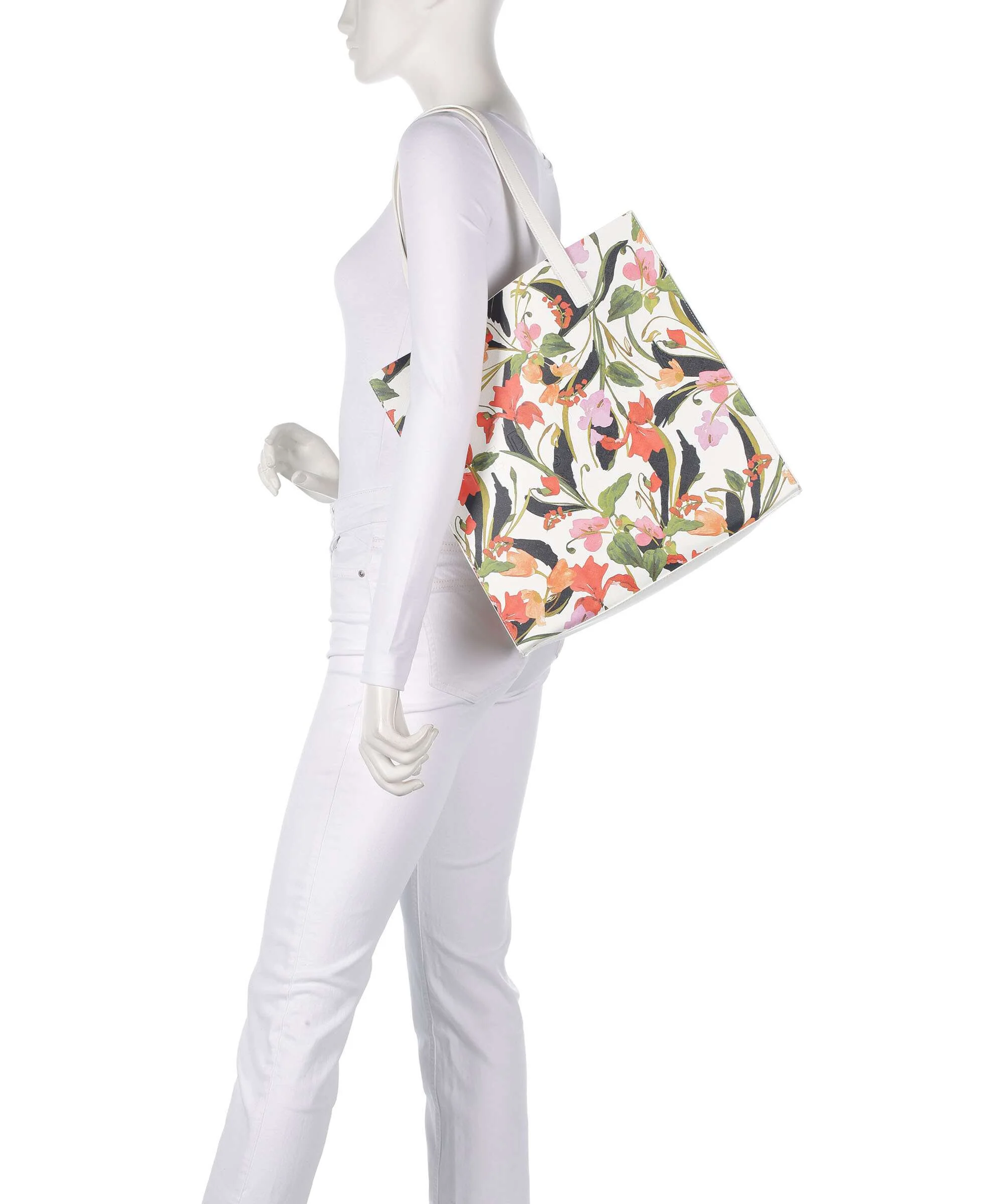 Ted Baker Flowela Boodschappentas cream - Image 3