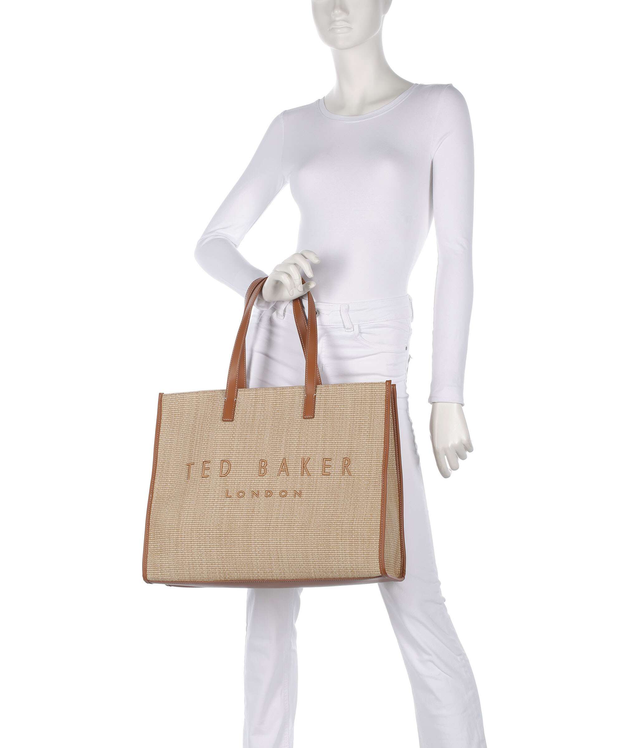 Ted Baker Pallmer Boodschappentas taupe - Image 3