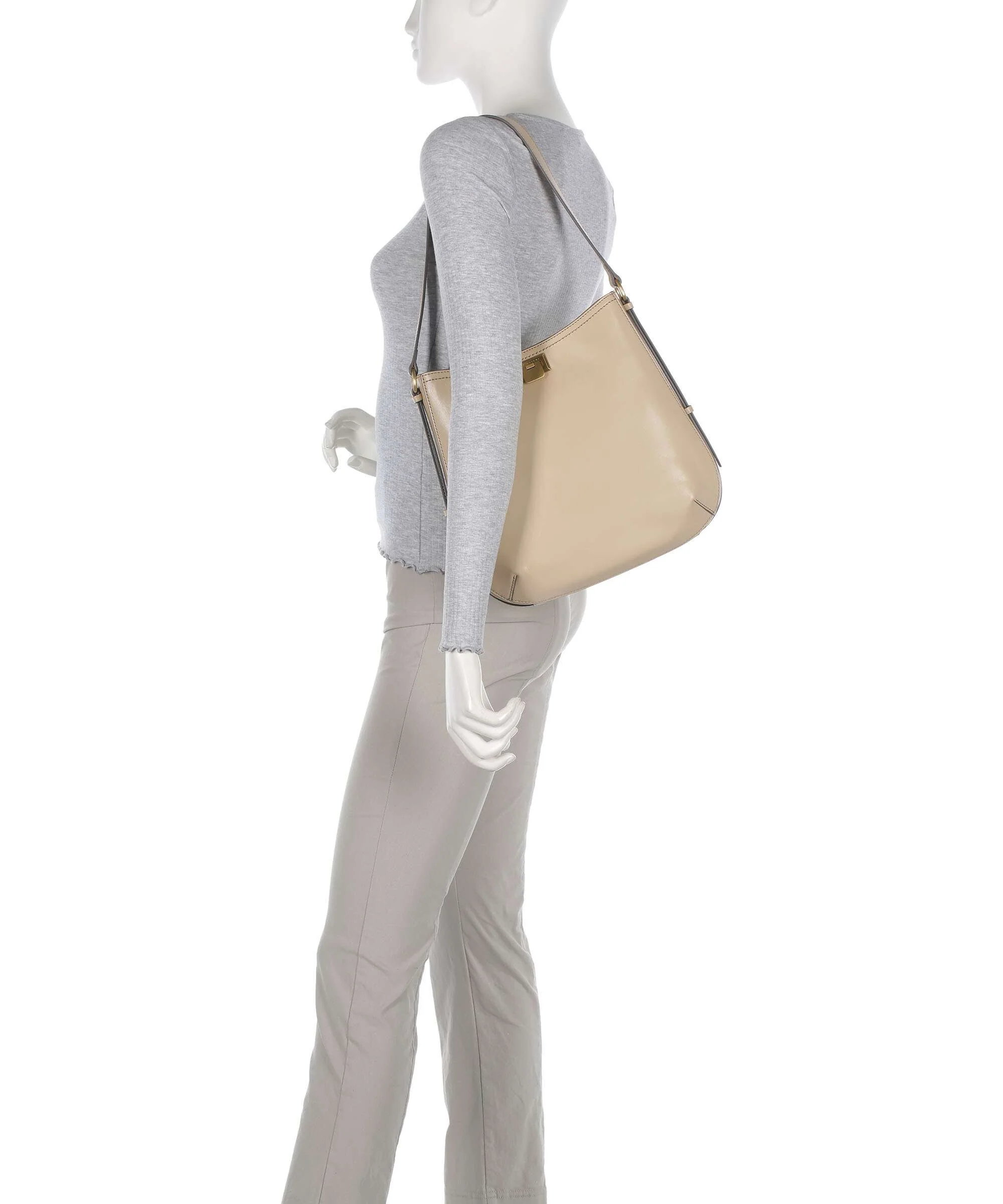 The Bridge Federica Hobo tas butter - Image 3