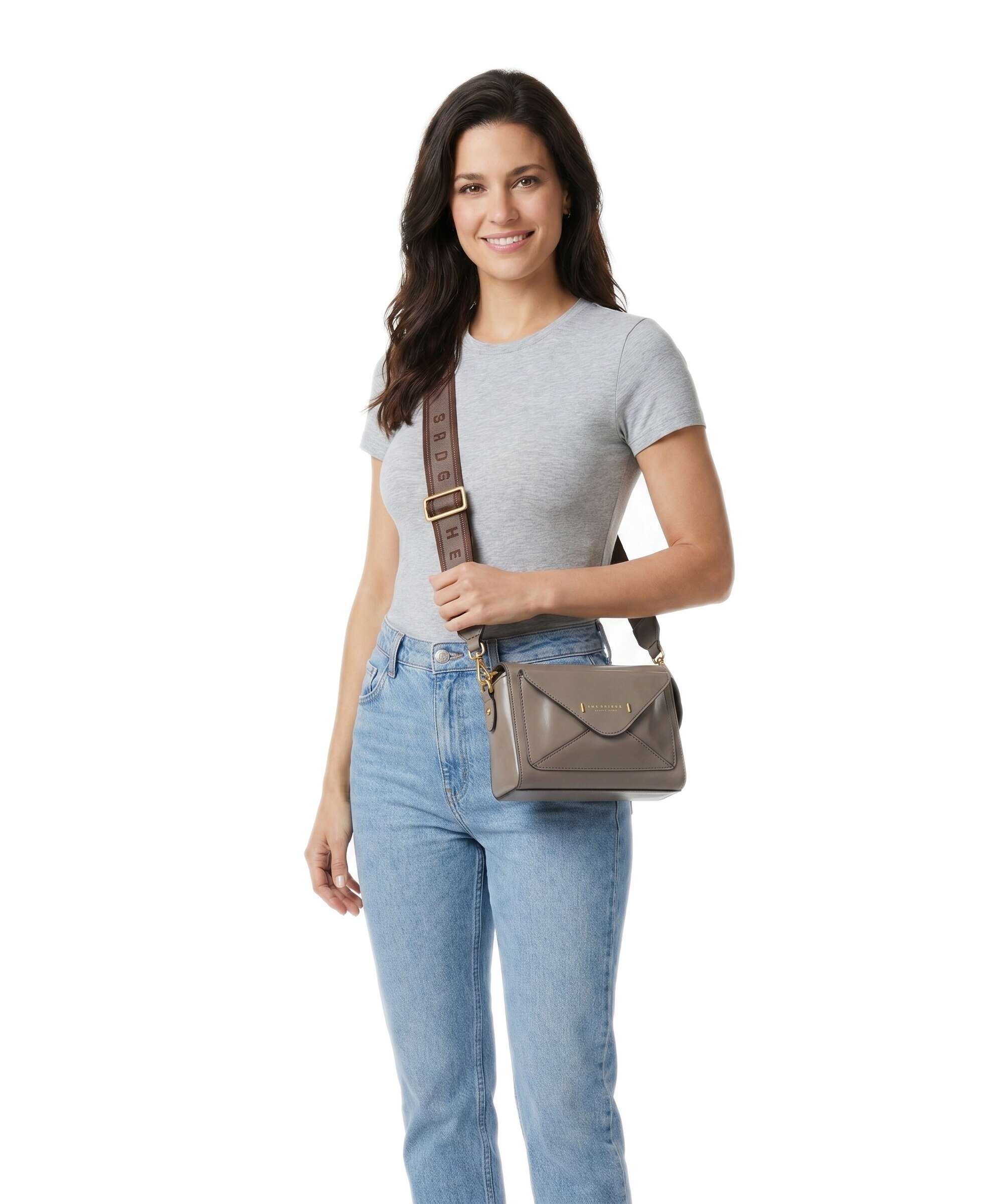 The Bridge Frida Crossbody tas greige - Image 3