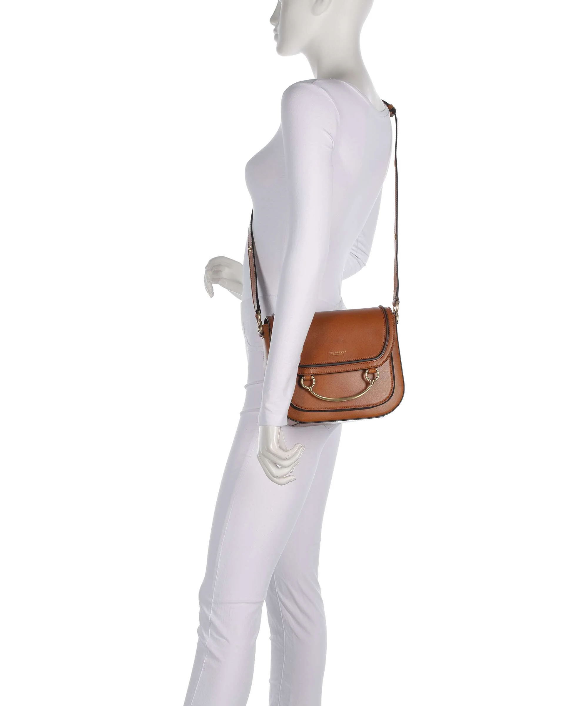 The Bridge Luce Crossbody tas cognac - Image 3