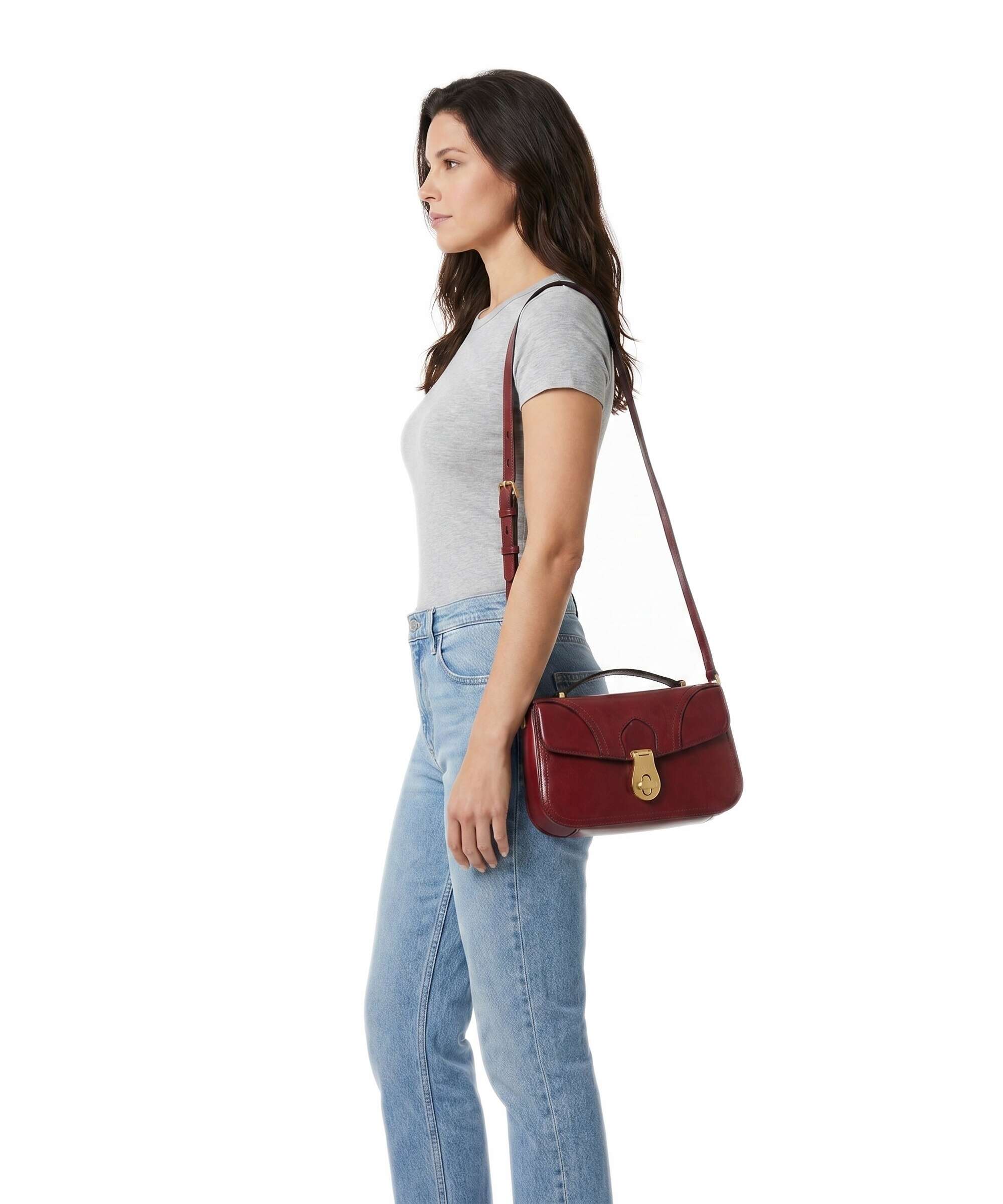 The Bridge Mia Crossbody tas barolo - Image 3