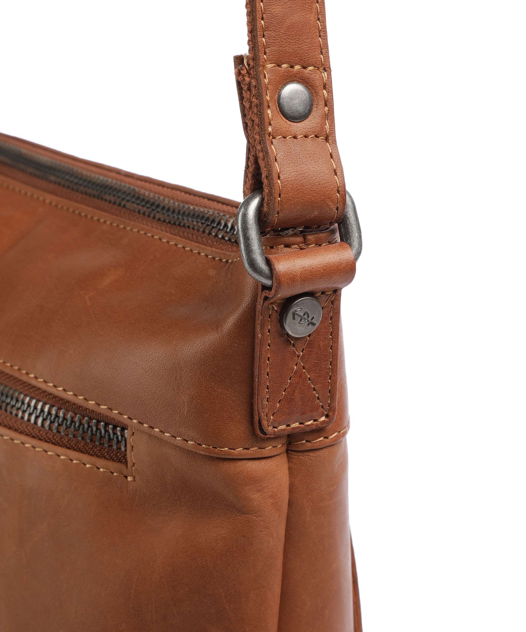 The Chesterfield Brand Cow Wax Pull Up Cartagena Crossbody tas cognac - Image 4