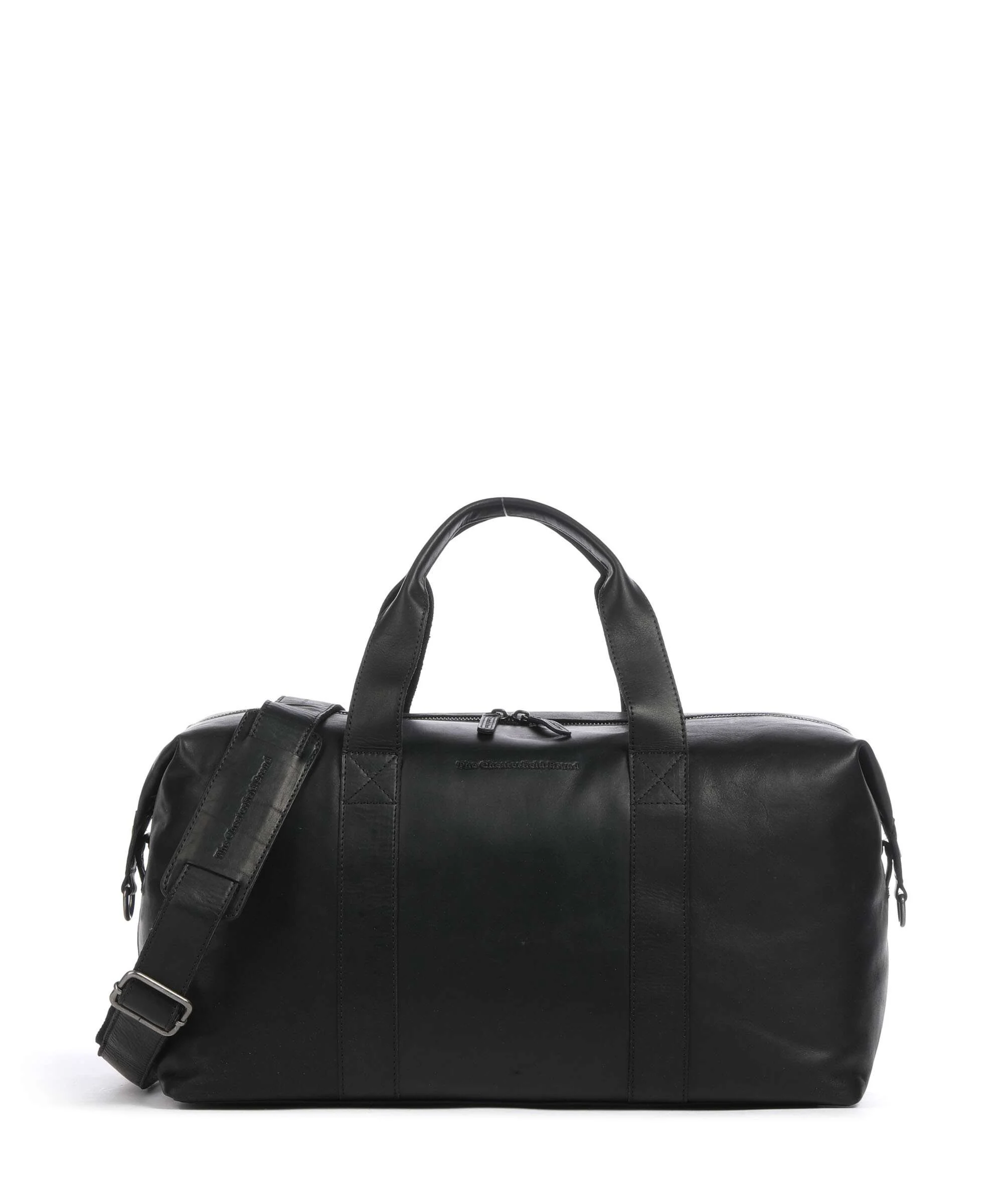The Chesterfield Brand Cow Wax Pull Up Conor Weekendtas black