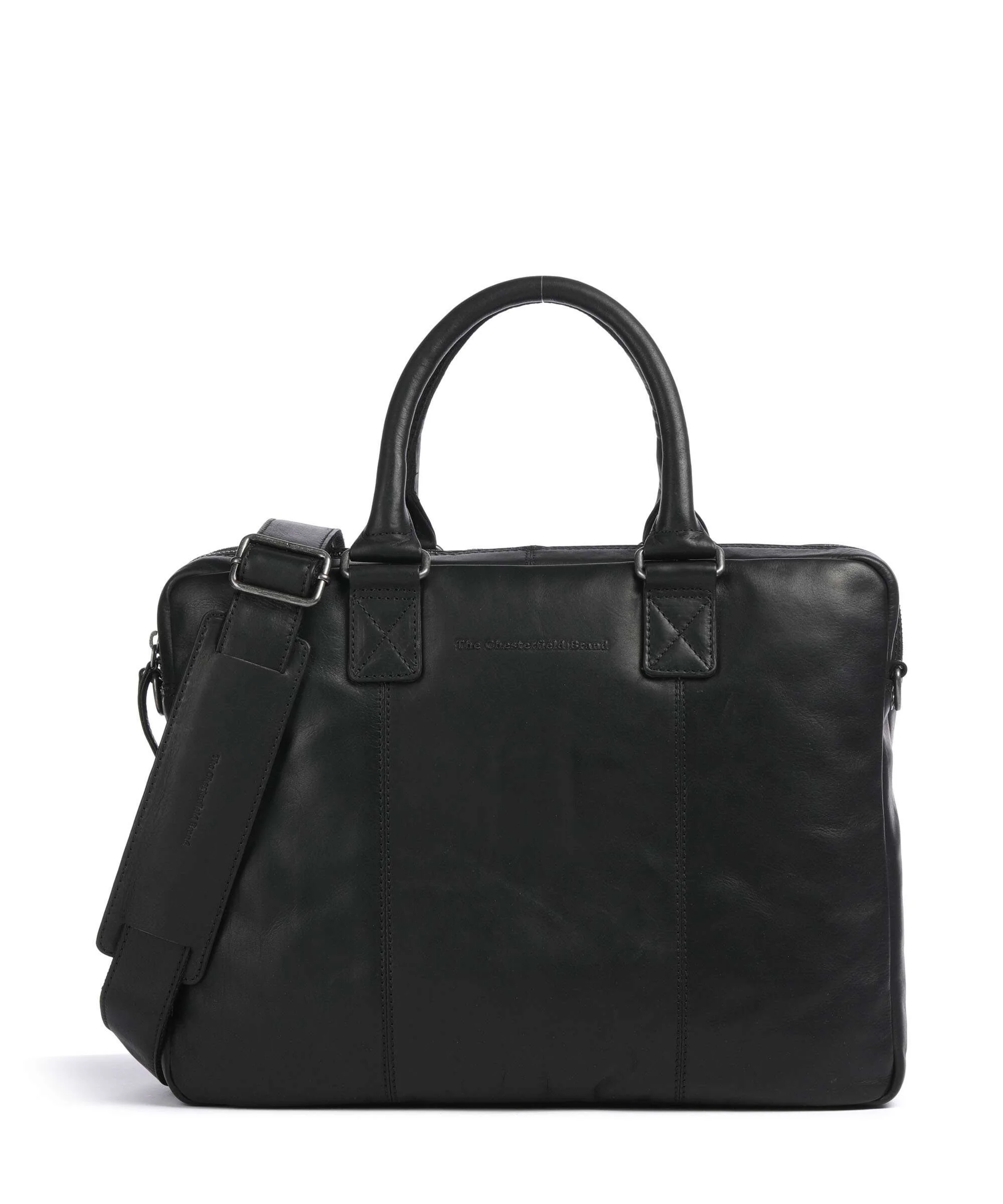 The Chesterfield Brand Cow Wax Pull Up Fabian Aktetas black