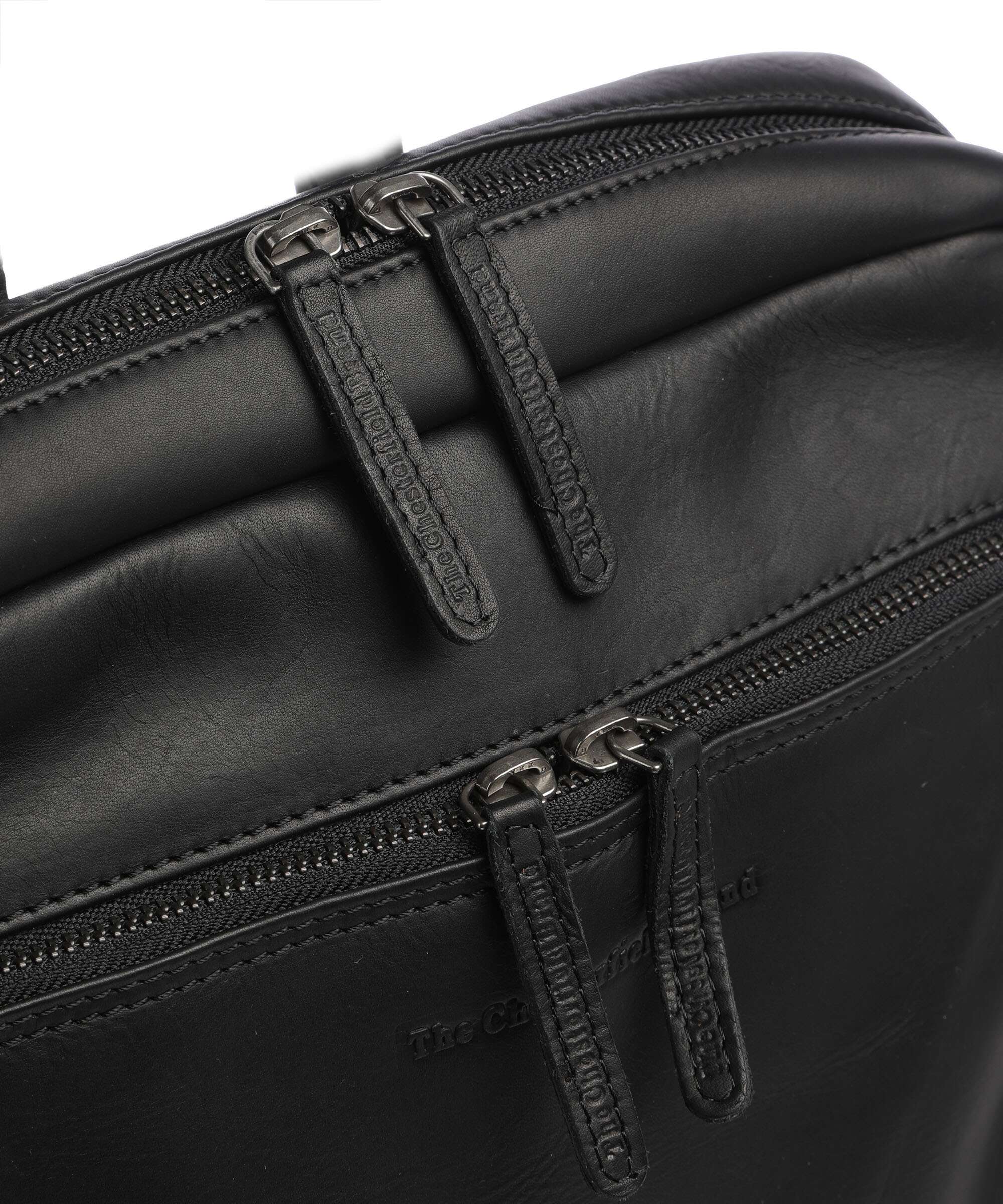 The Chesterfield Brand Cow Wax Pull Up Jasper Rugzak black - Image 4