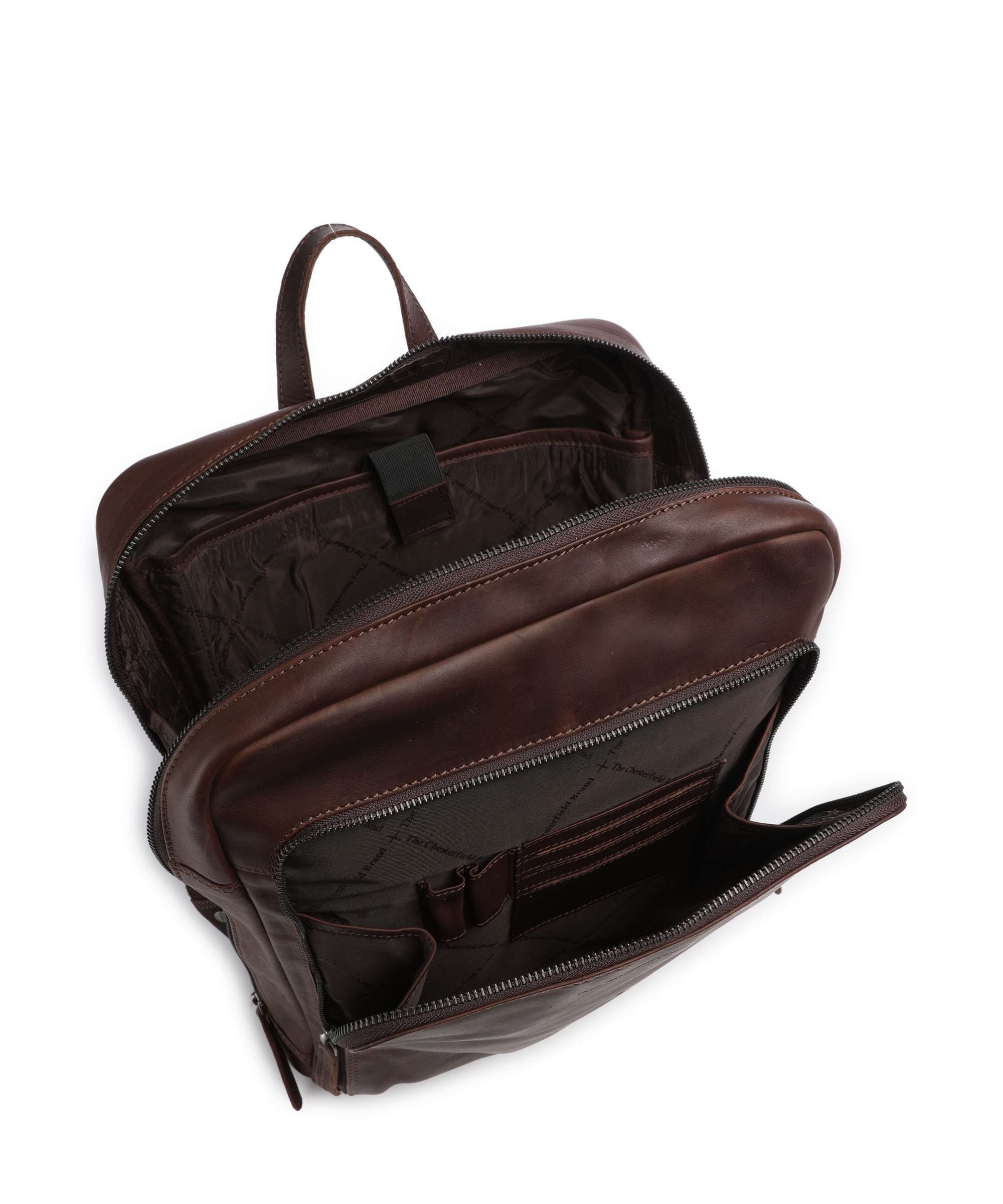 The Chesterfield Brand Cow Wax Pull Up Jasper Rugzak brown - Image 5